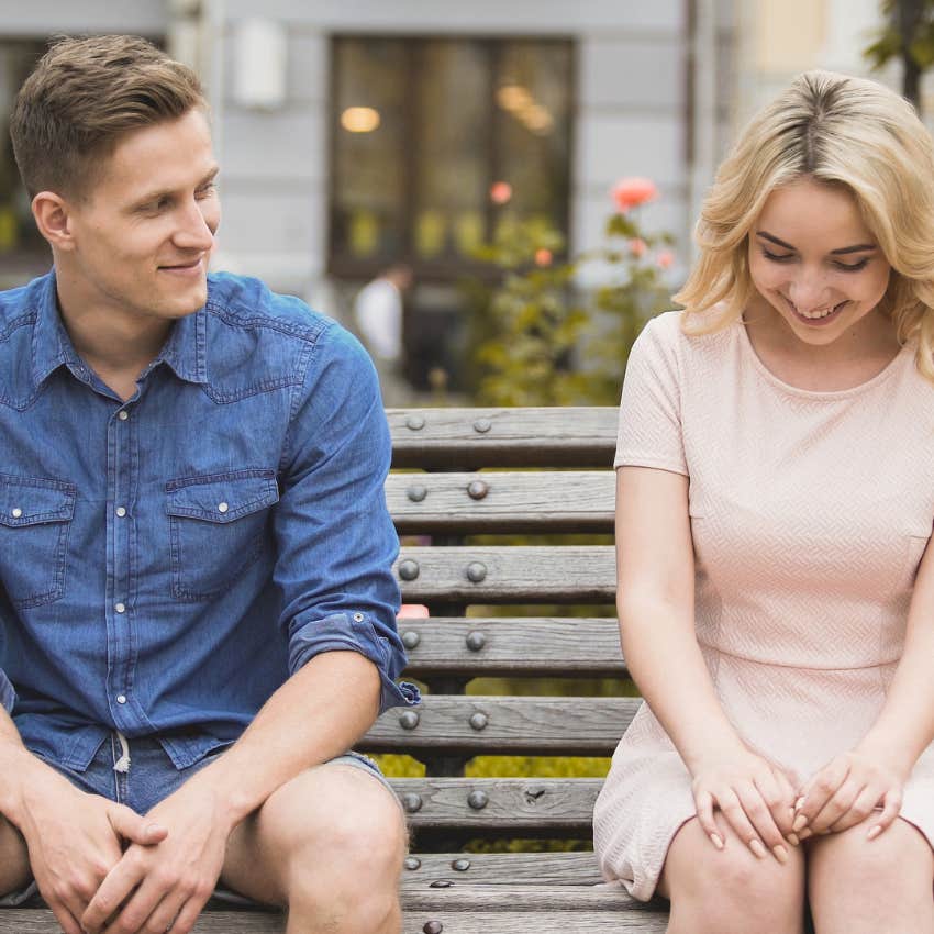 woman who isn't stuck on her ex thinking she's single