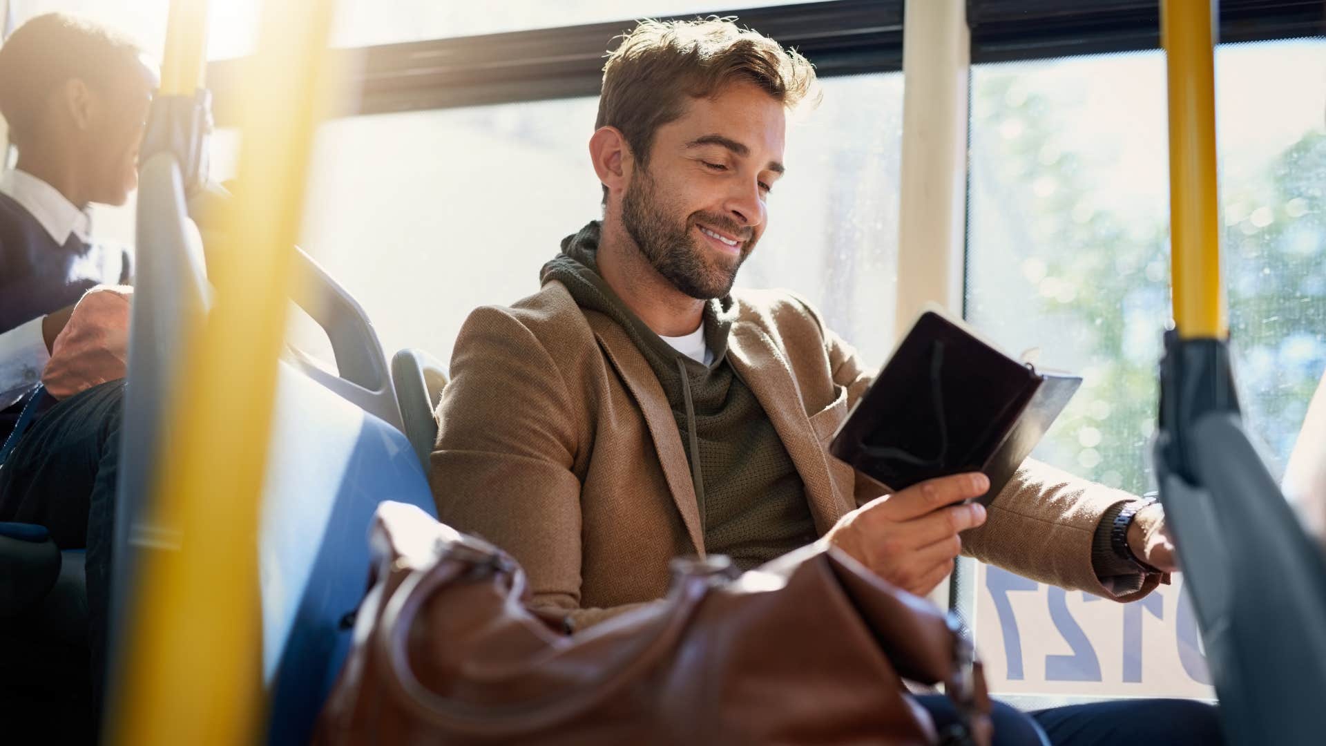 man who travels often with advanced plan ahead but stay flexible