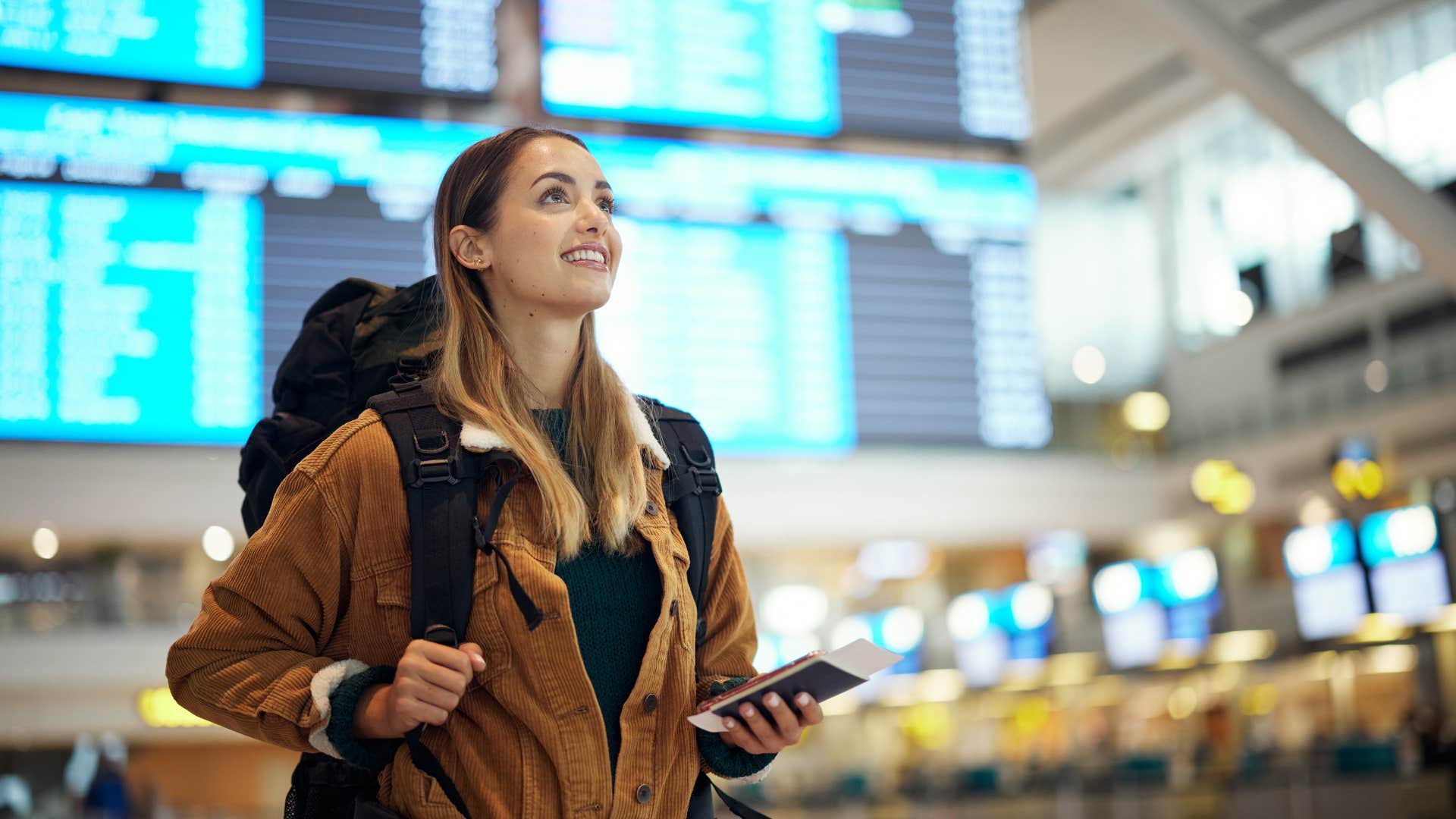 woman who travels often with fear of unknown that drives ambition