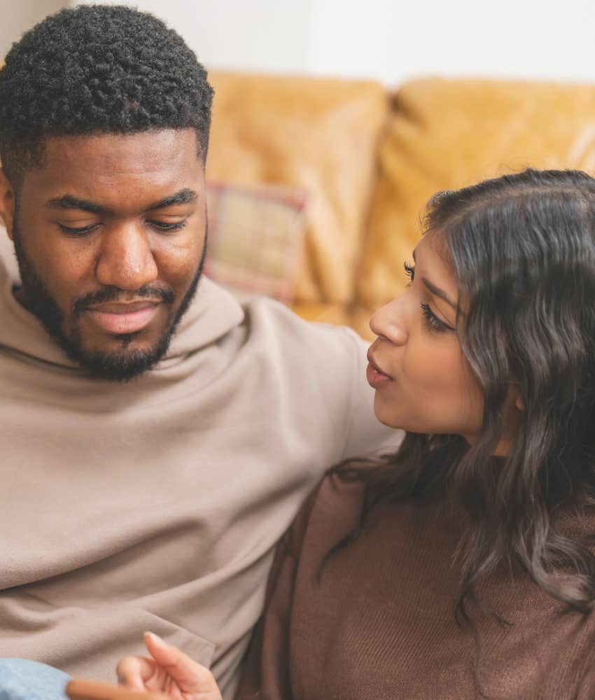 Committed couple talk about five stage of marriage
