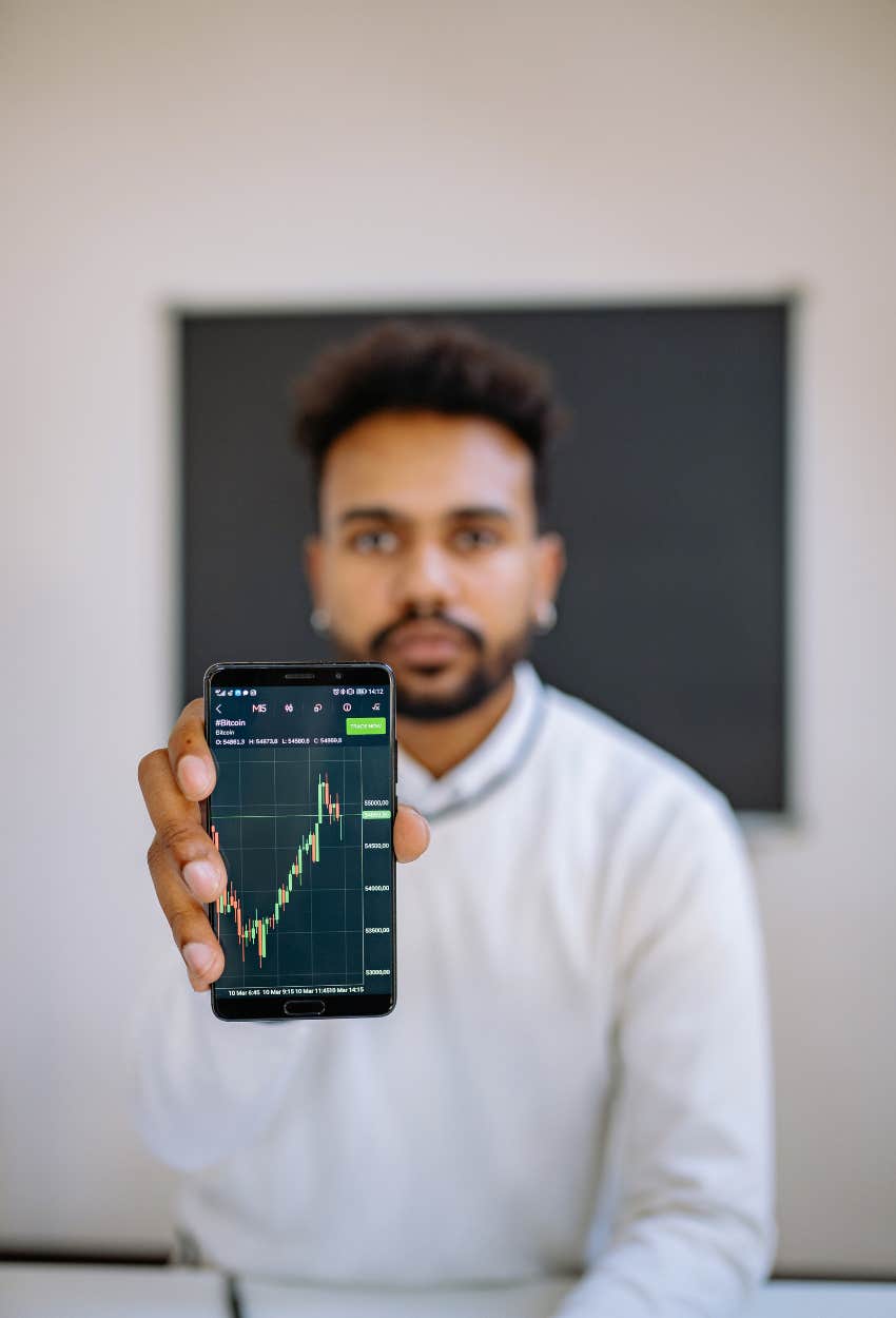 Man taking ownership of his finances to become financially independent