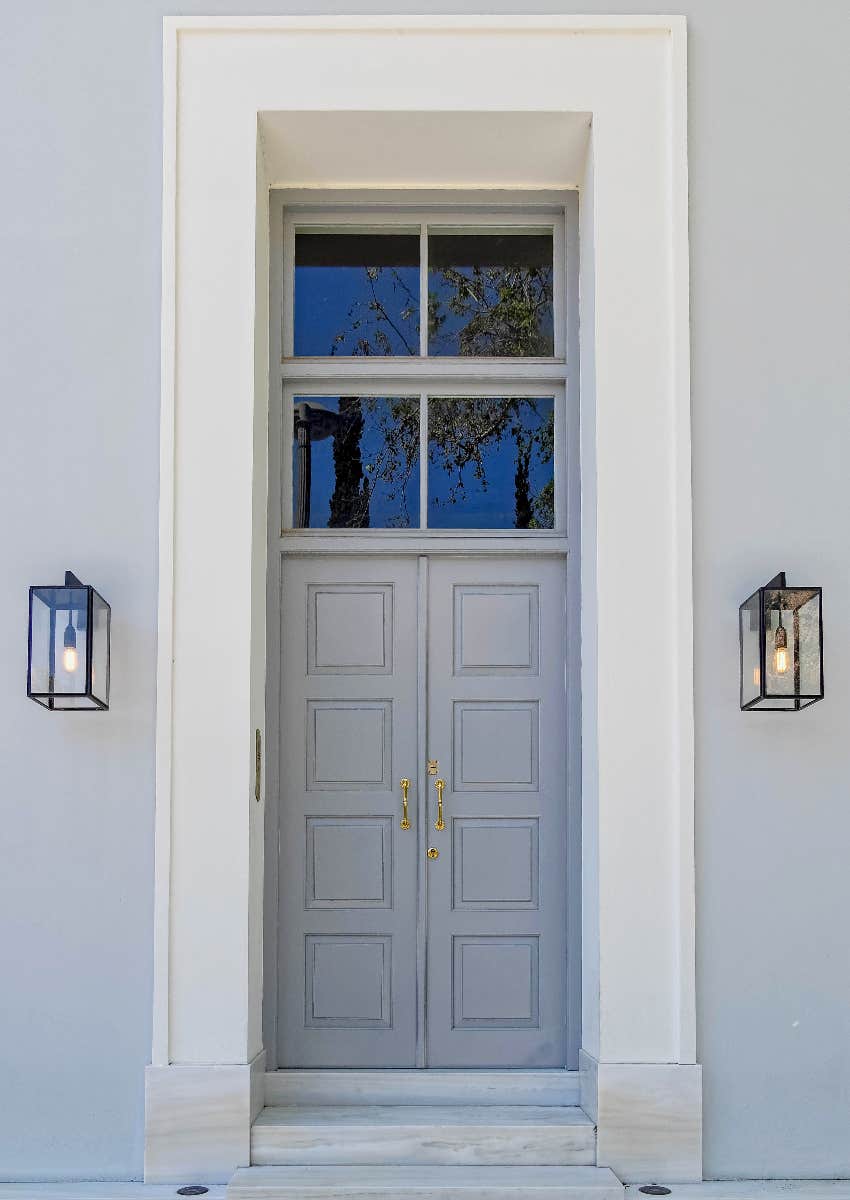 what gray front door color says about personality