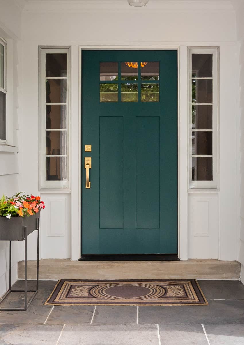 what green front door color says about personality