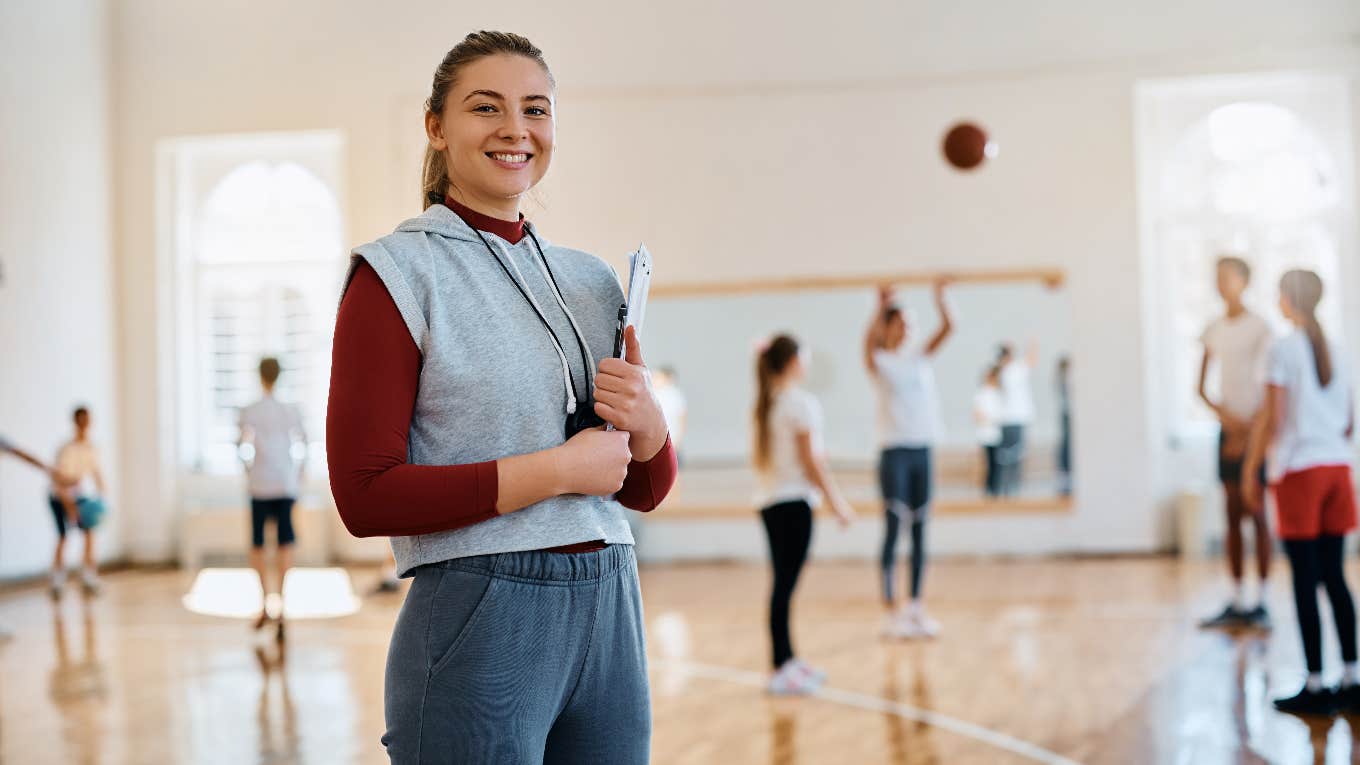 Gym Teacher Reveals The Outfit A Parent Called Inappropriate gym teacher whose outfit a parent called inappropriate