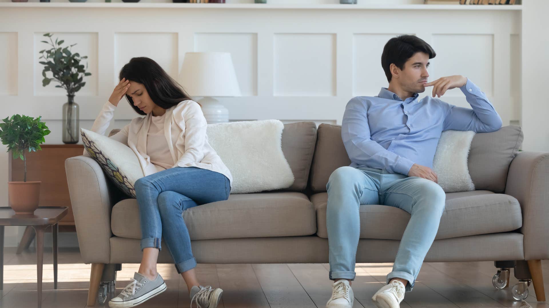 man who is not in love that got married because they feel pressured because everyone else is doing it