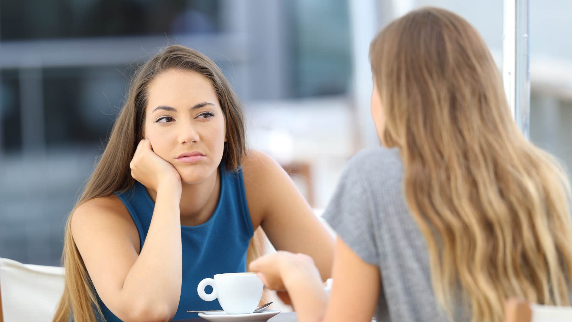 woman whose friendship isn't what it used to be being all about her