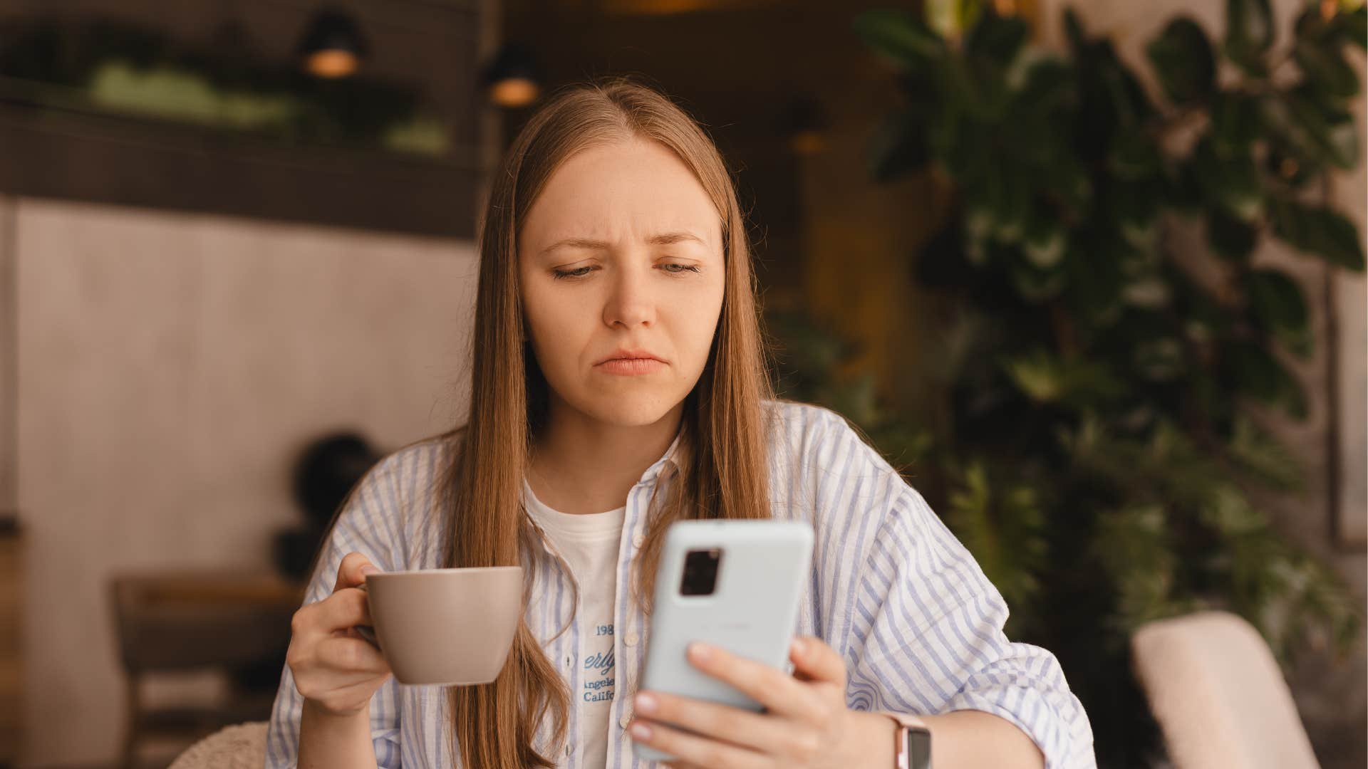 woman whose friendship isn't what it used to be playing it's your turn contact game