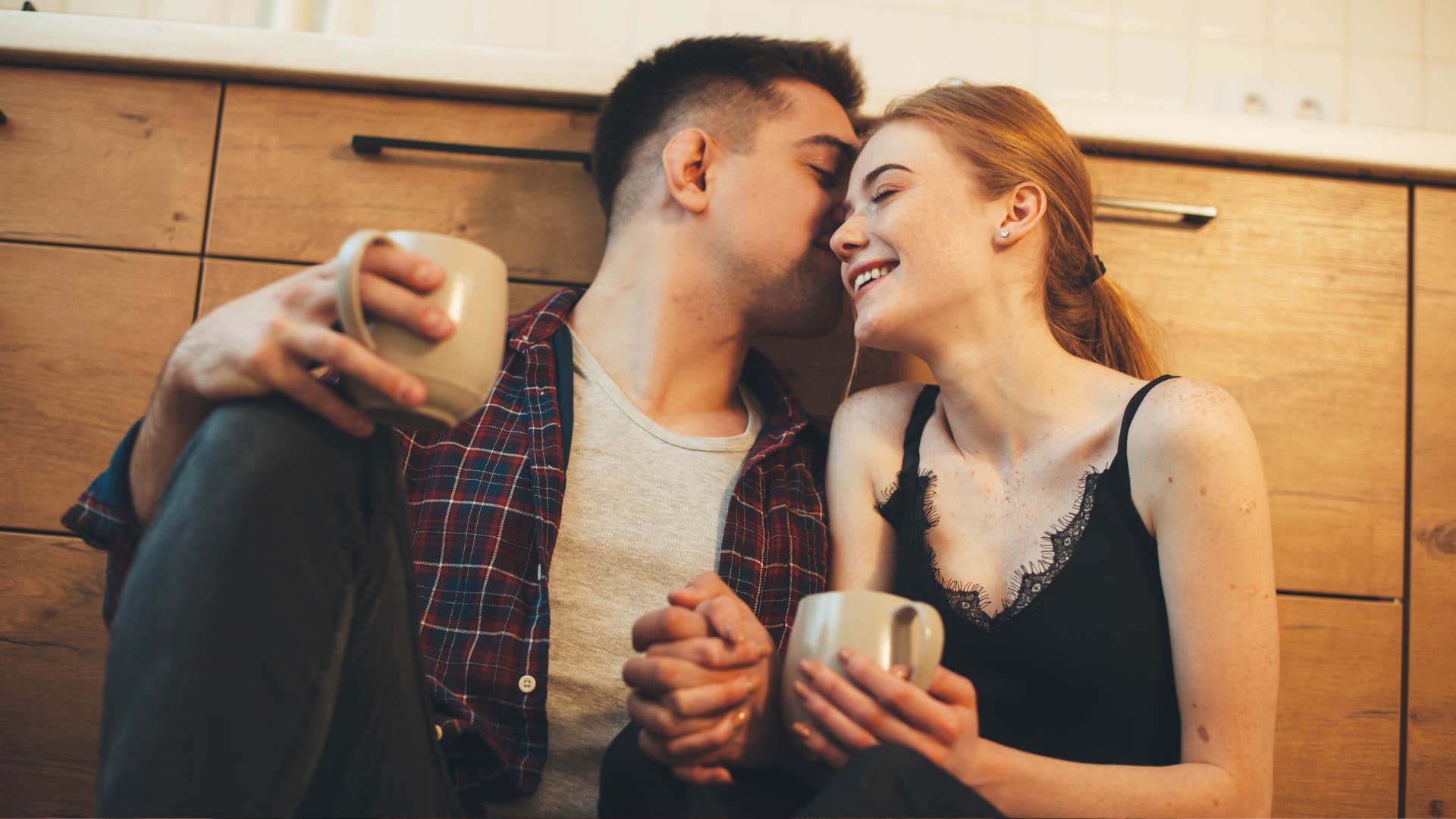 happy married couple remembers how important each other is