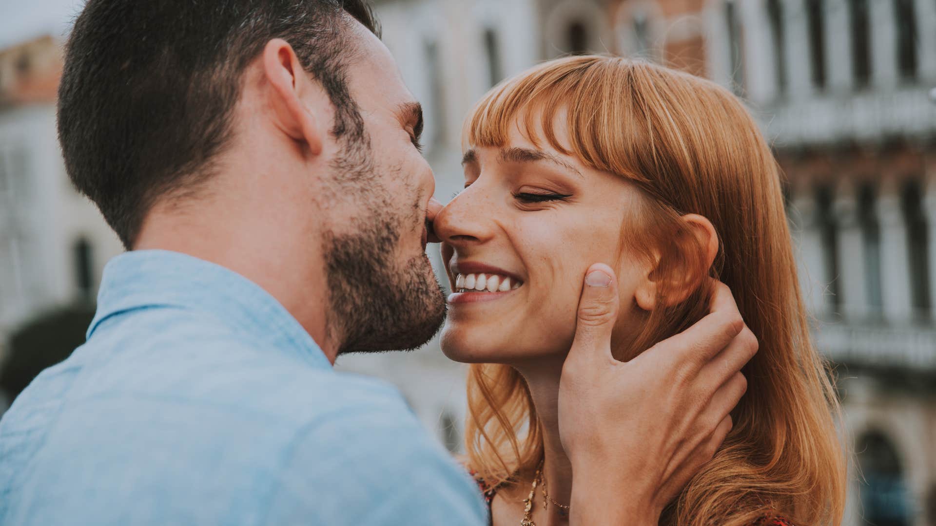 couple kisses like they mean it