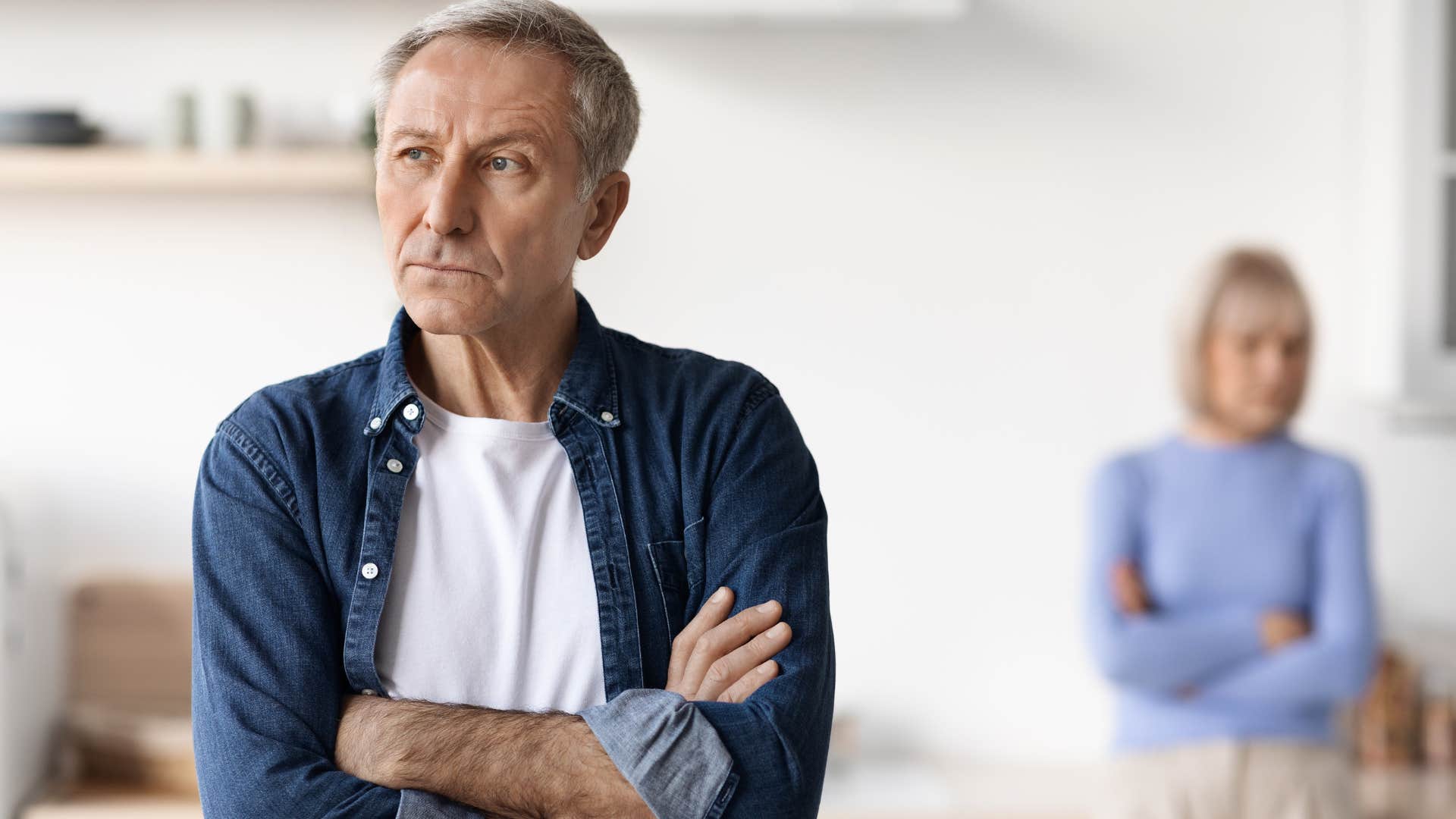 emotionally disconnected husband ignoring wife