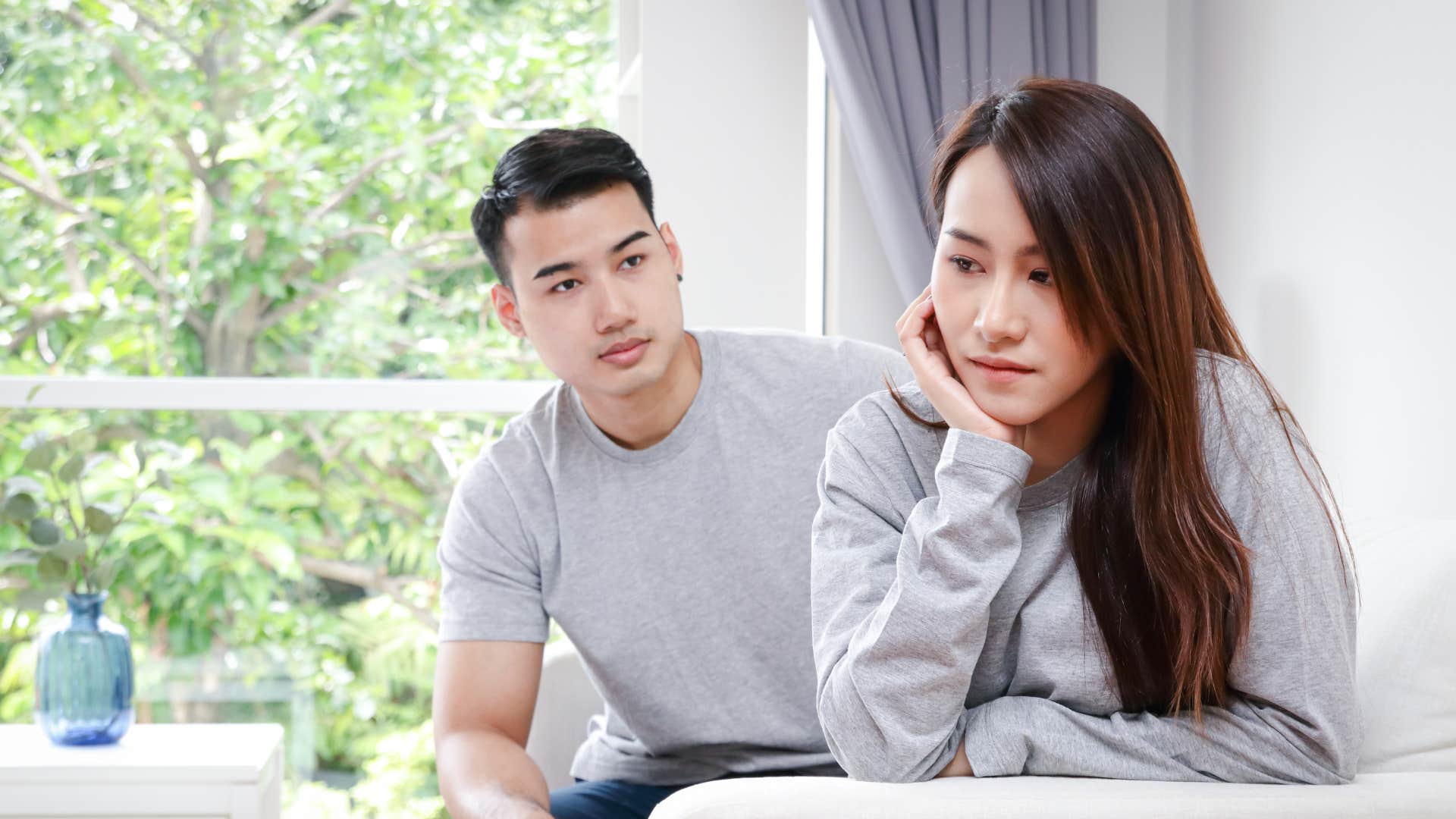 a man threatens to leave his wife every time they argue