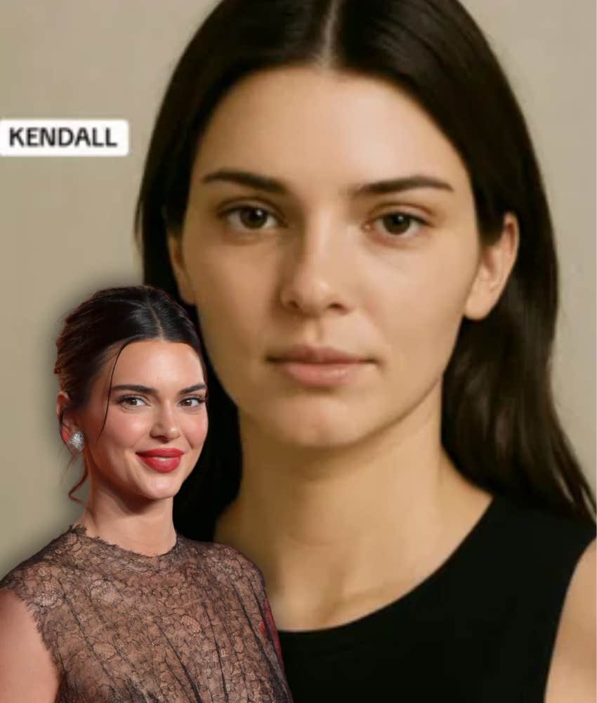 what kendall jenner look like without plastic surgery ai