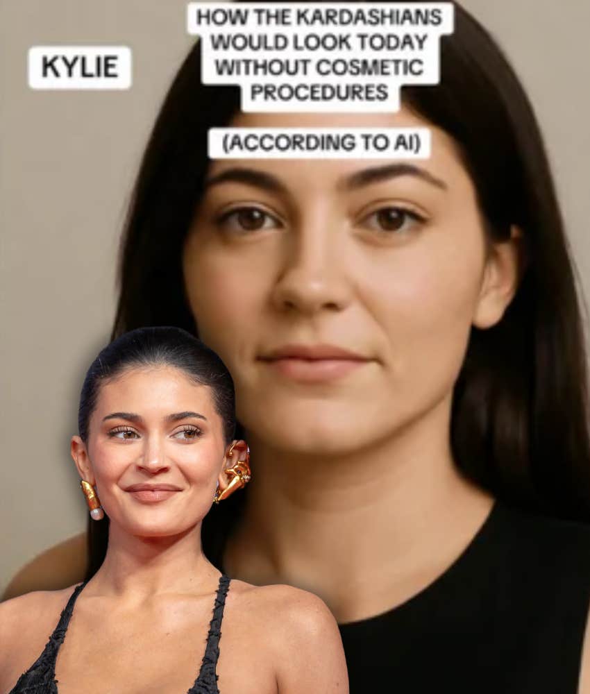 what kylie jenner look like without plastic surgery ai
