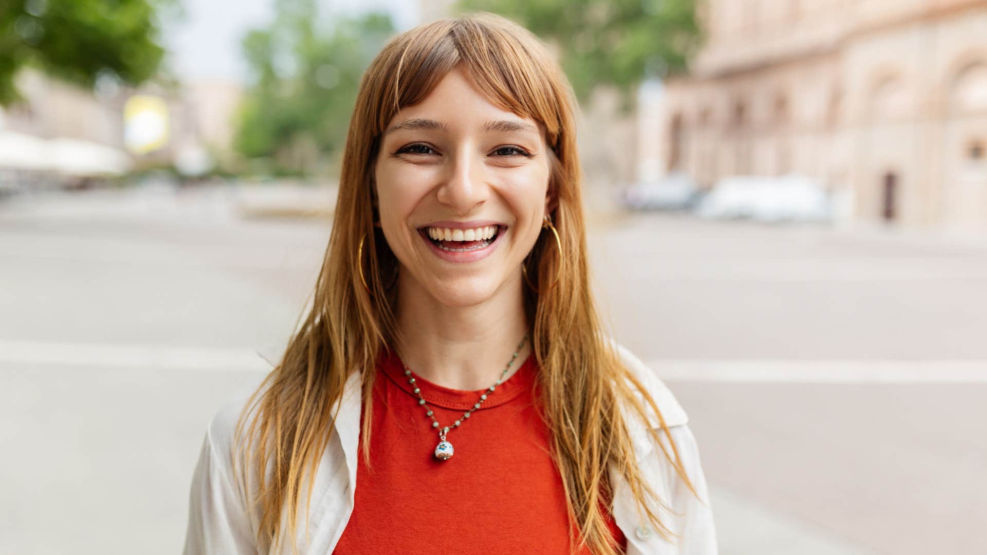 woman was taught that she's enough just as she is right now by her parents