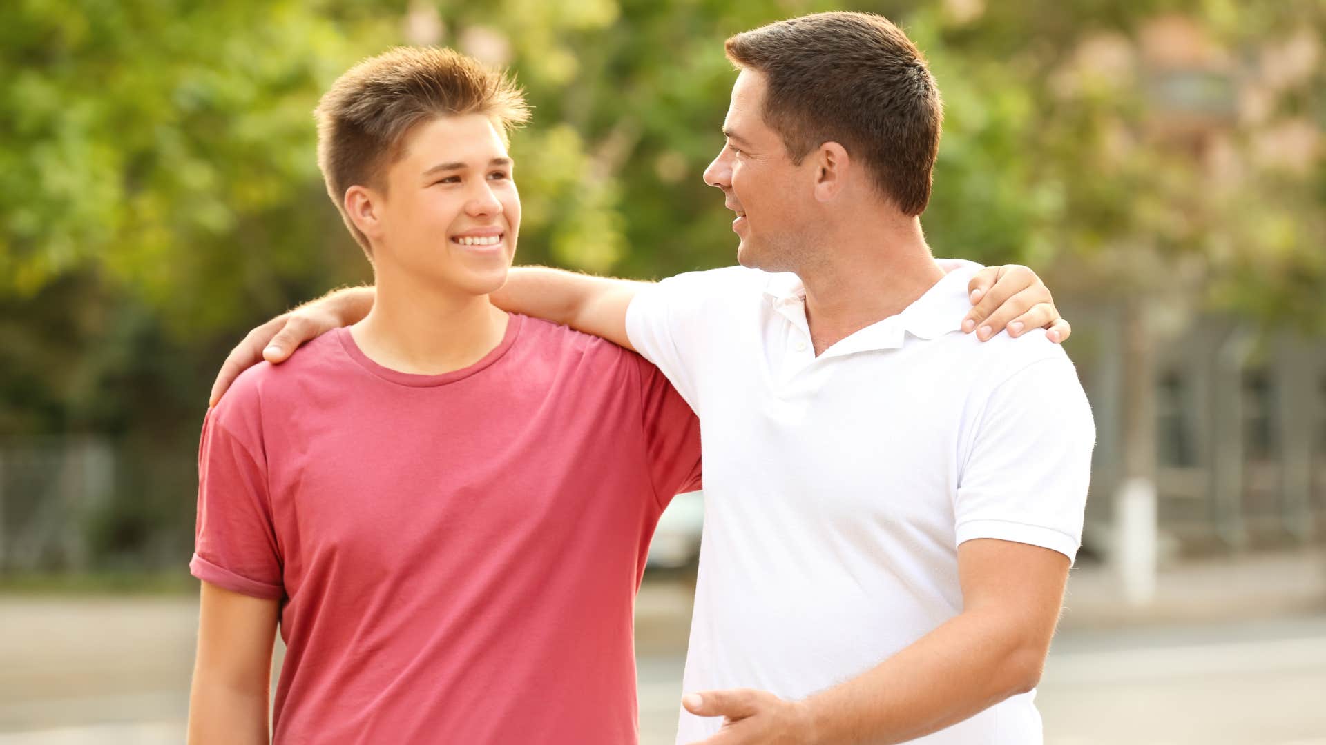 Parent teaches son to keep his word