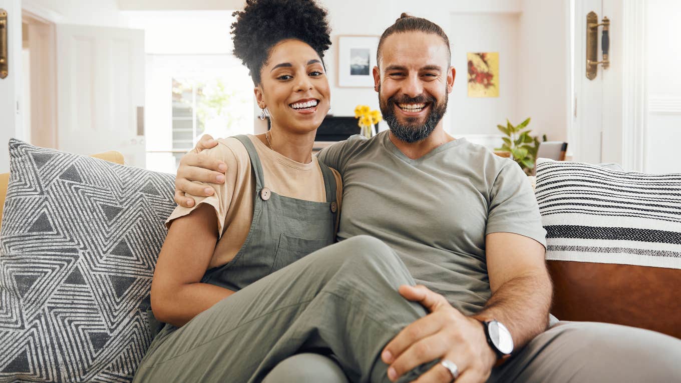 Little Reasons Left-Handed People Make The Most Loving Partners, According To Research happy couple in love with man putting left hand on woman