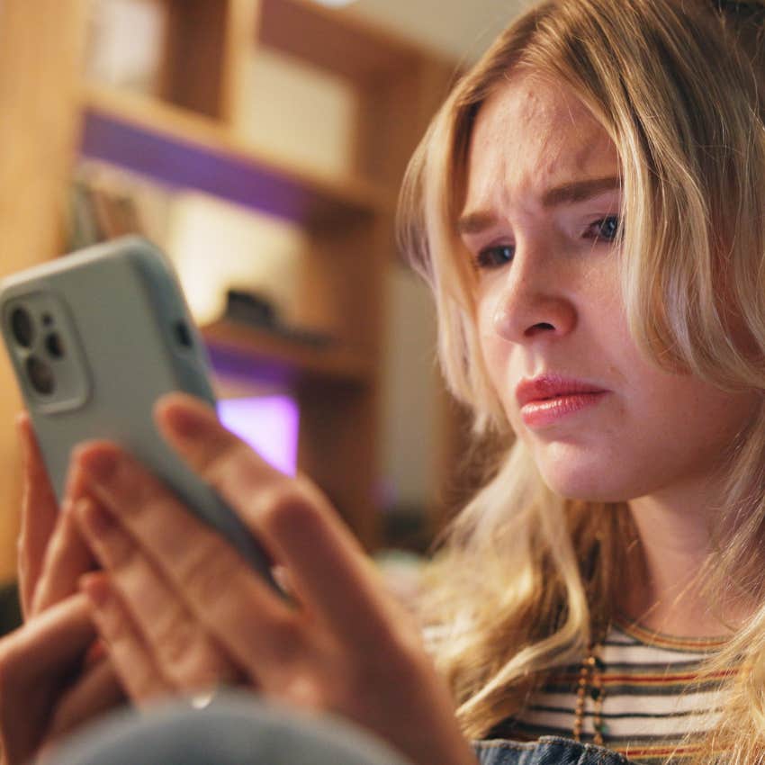 woman whose heart is still with her ex stalking their social media