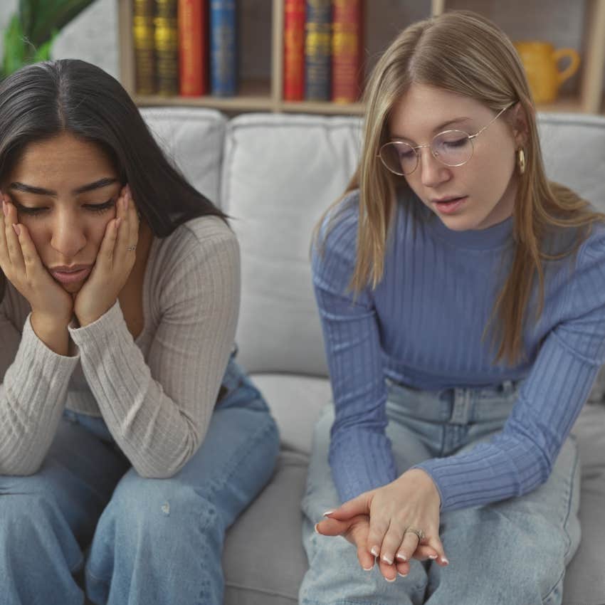 woman whose heart is still with ehr ex talking about them