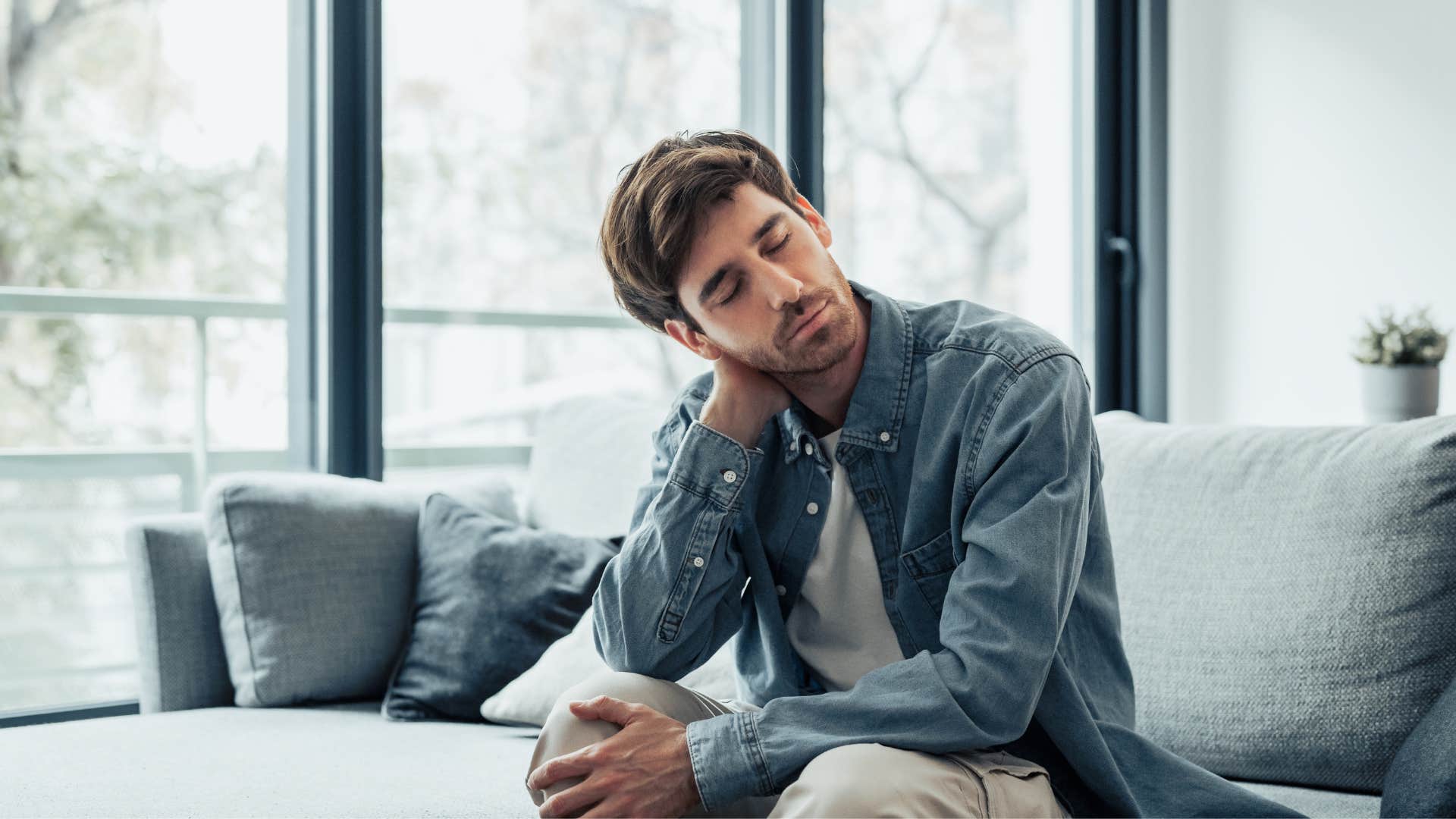 man who is broke and house-poor