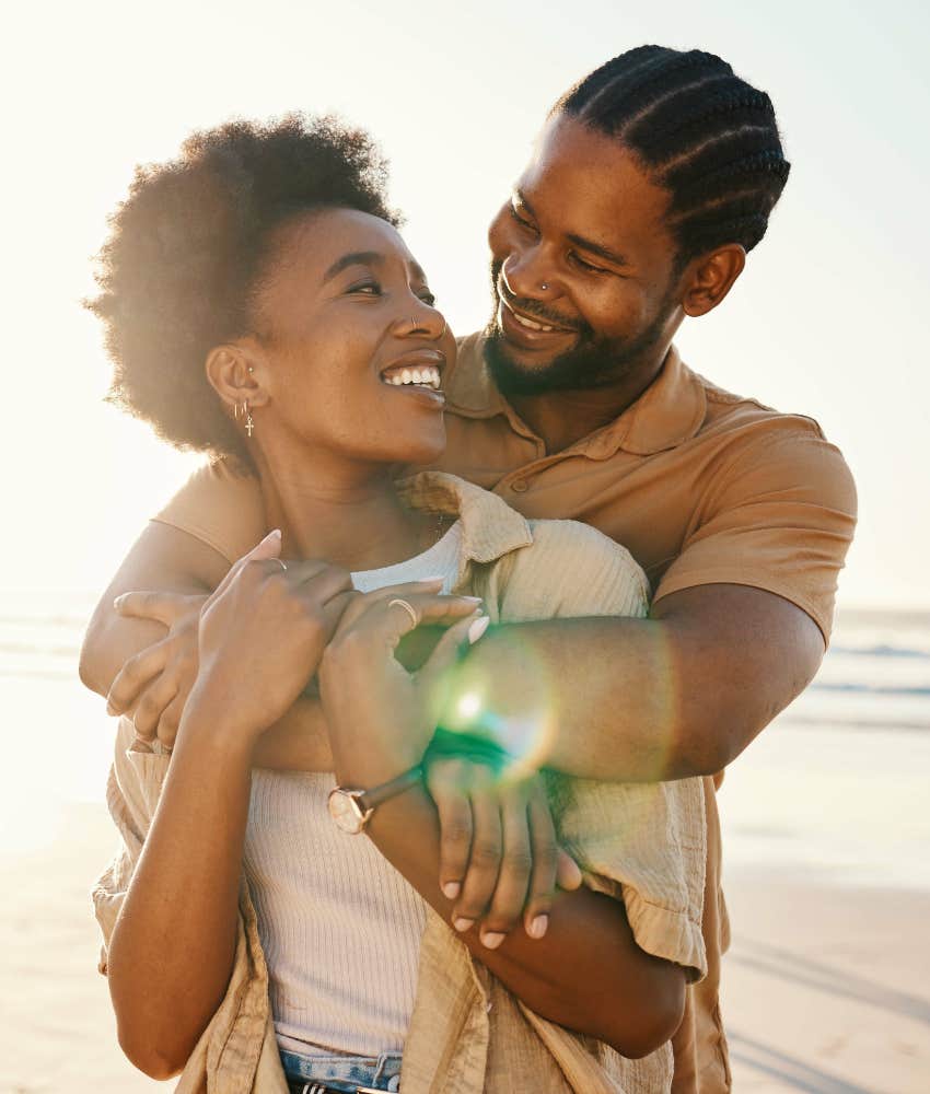 Man loves commitment to woman