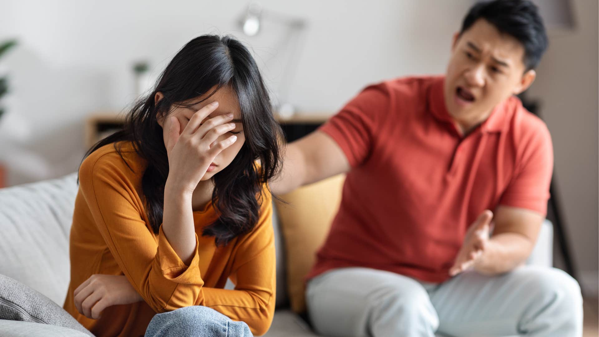 woman whose marriage is starting to crumble ignoring her intuition