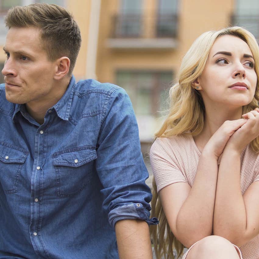 man letting woman go because he can't handle the emotions he feels for her