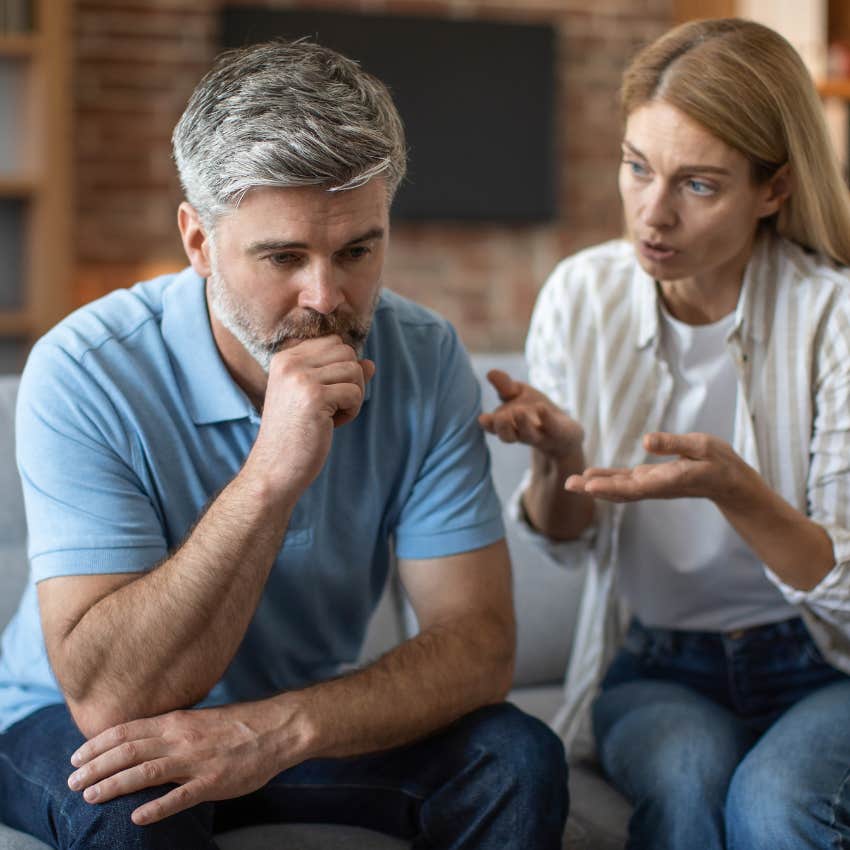 man knowing his marriage is over after things became too routine