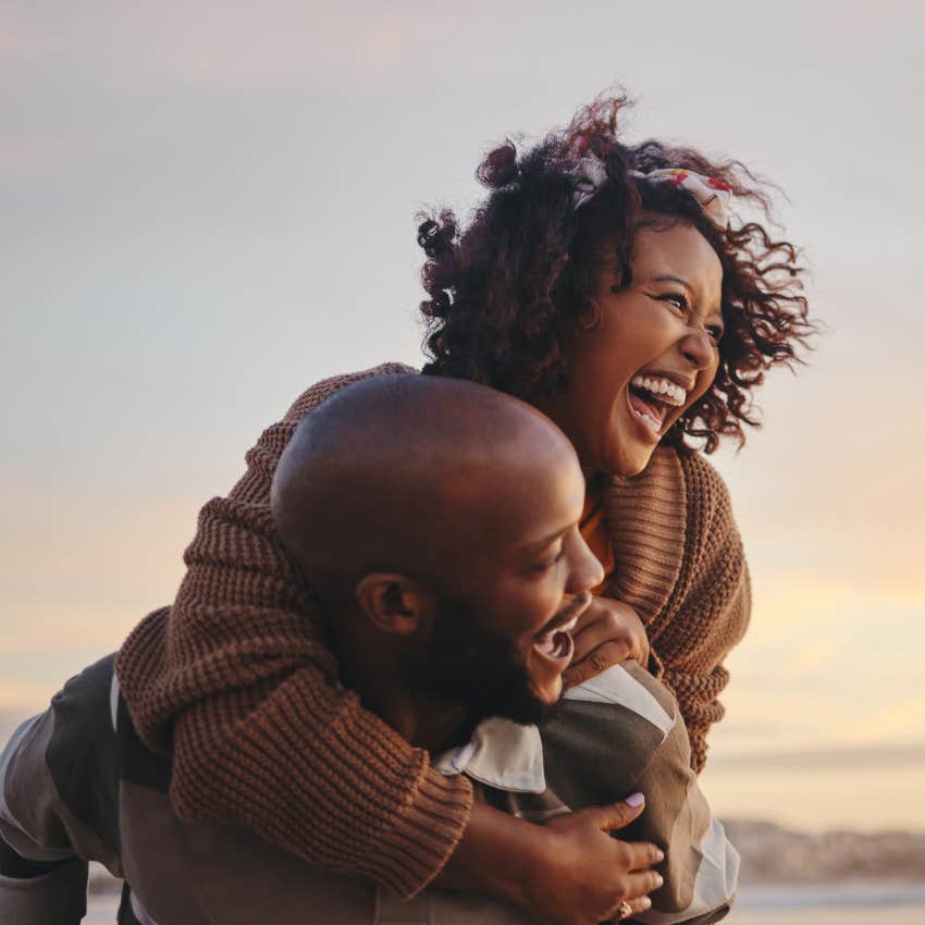 man that can tell woman genuinely loves life through her smile