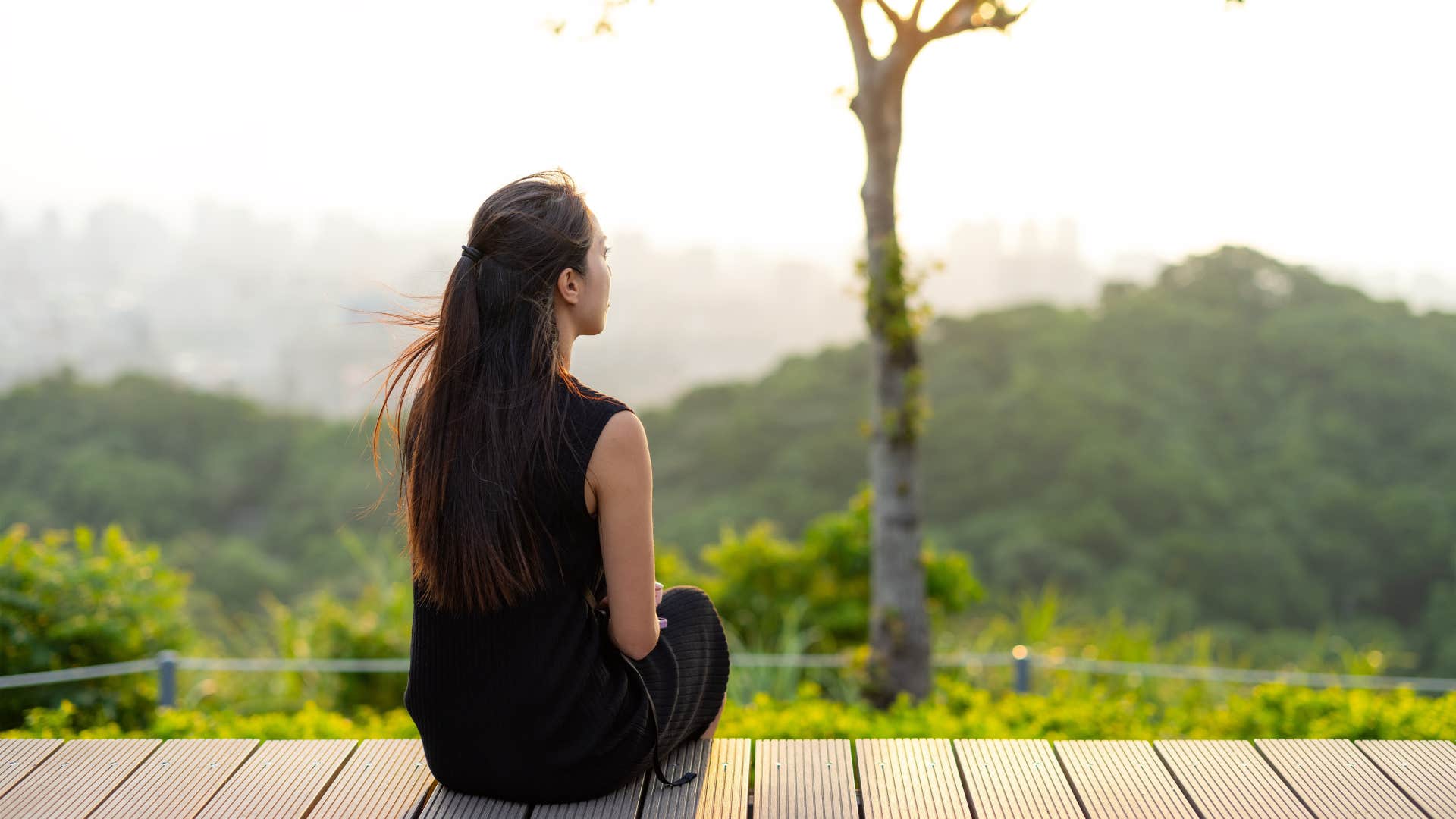 woman who is spiritually gifted and can sense silent stories