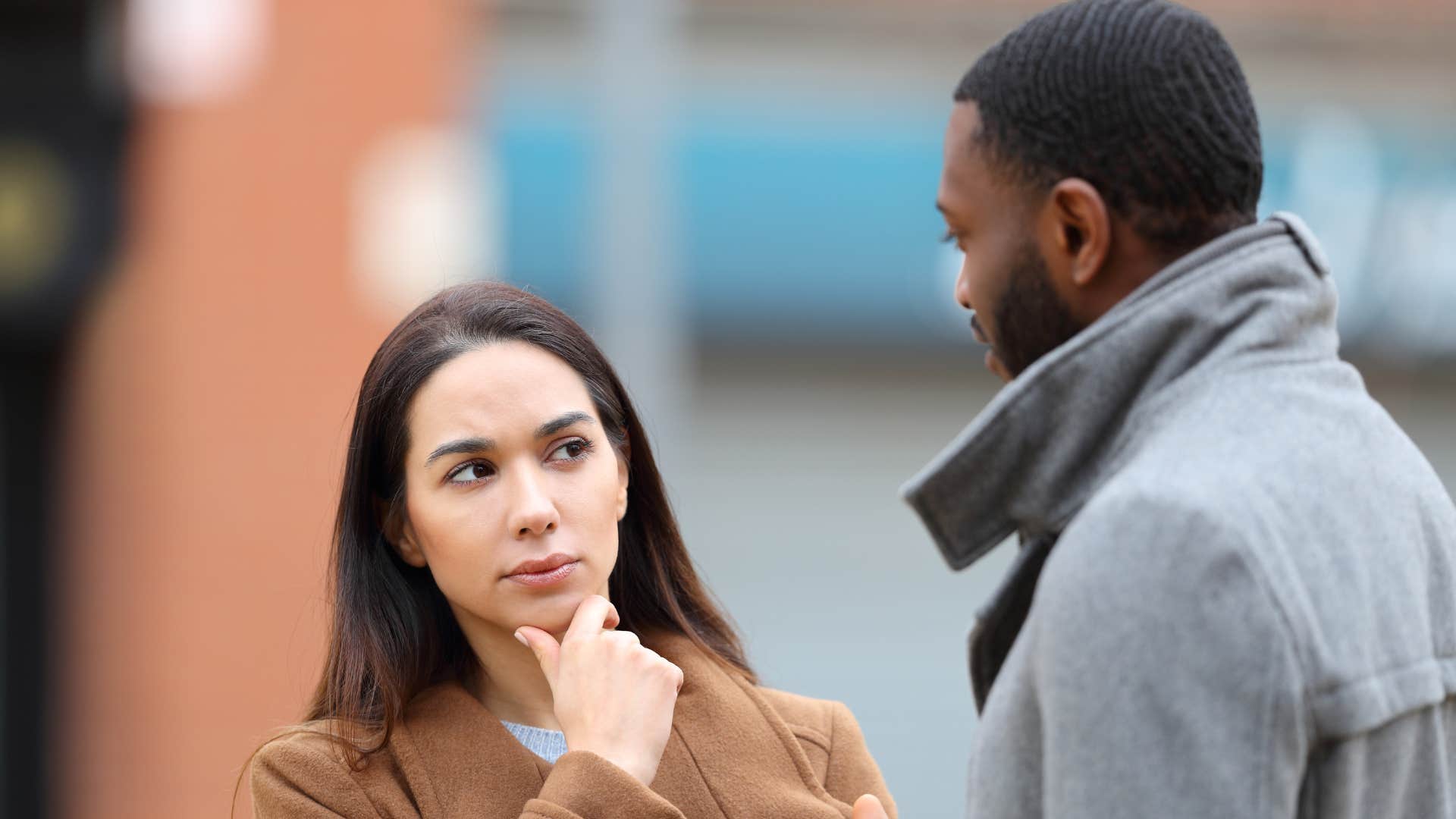 Mistaken man approached woman from wrong position