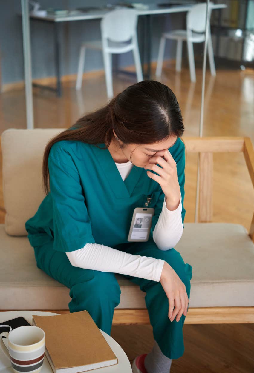 nurse feeling overworked and underappreciated during nurse's appreciation week