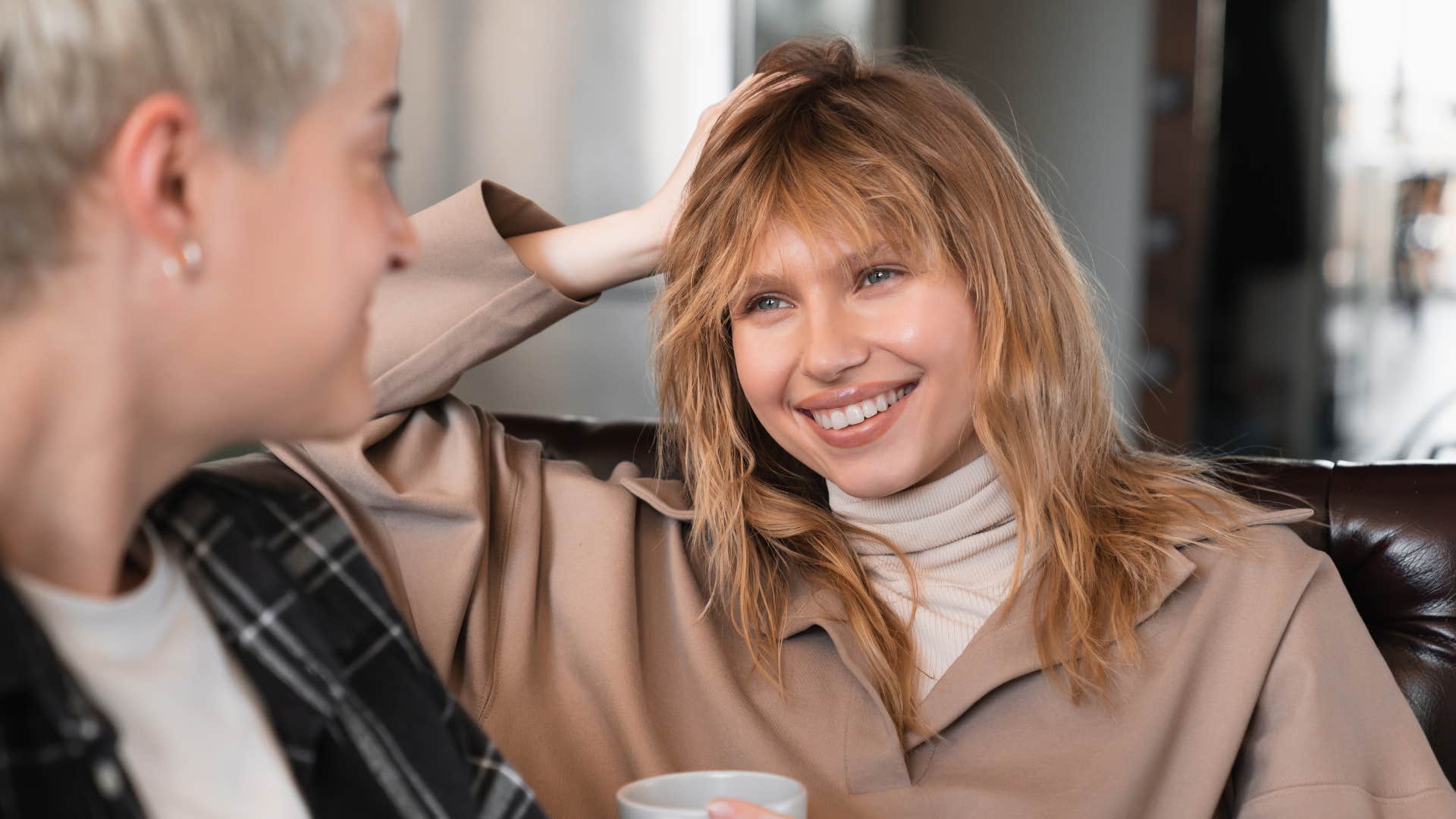 a woman realizes that she was right about another person