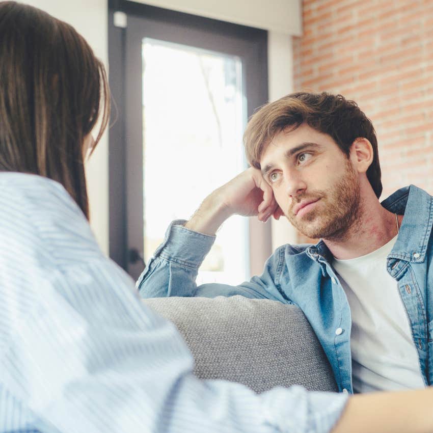 woman communicating and man responding the way she wants him to