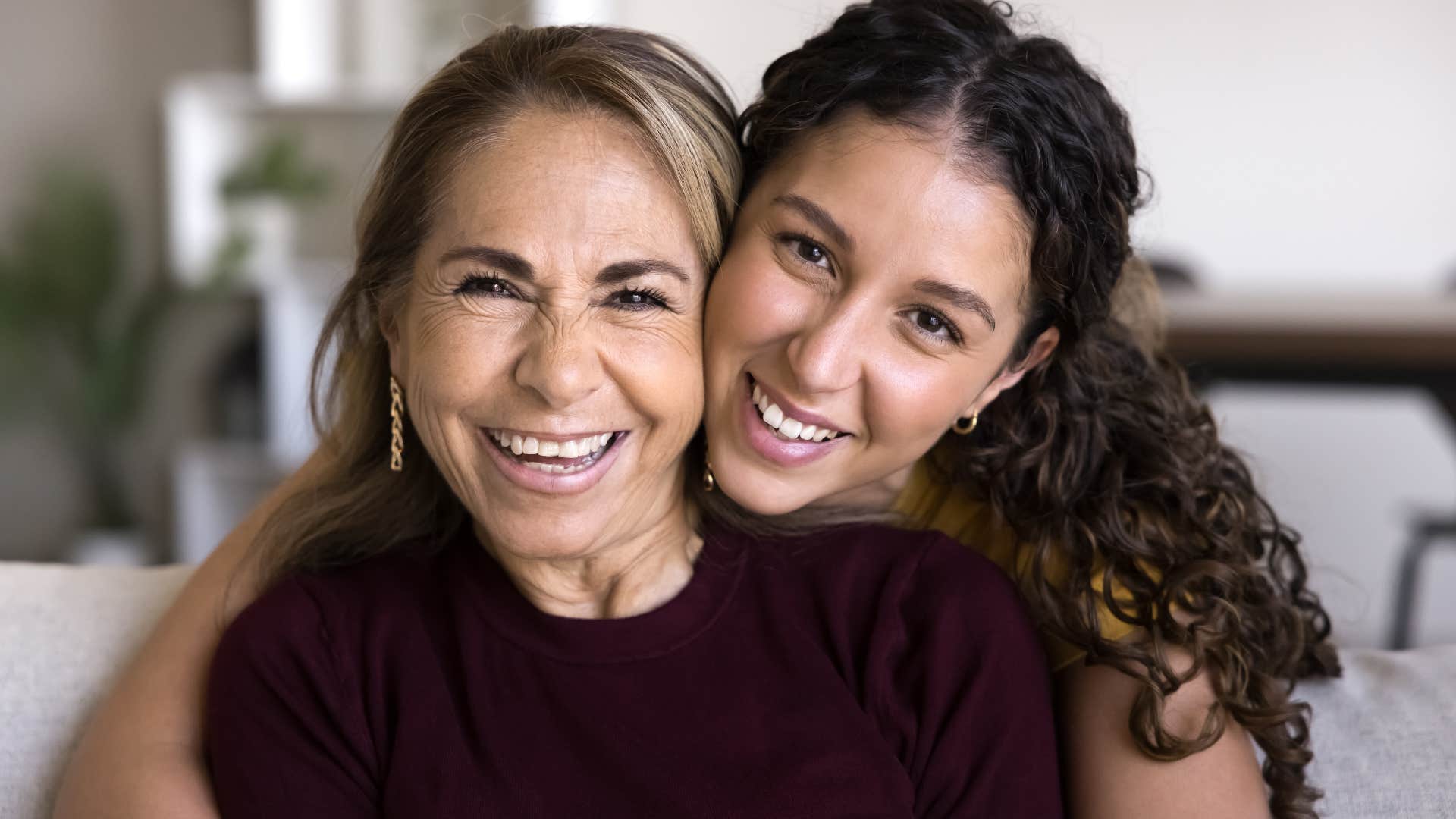 Woman with great mother is in control 