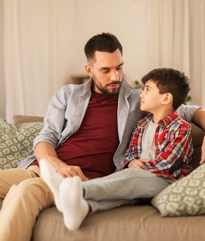 Parent tells kid they won't abandon them in divorce