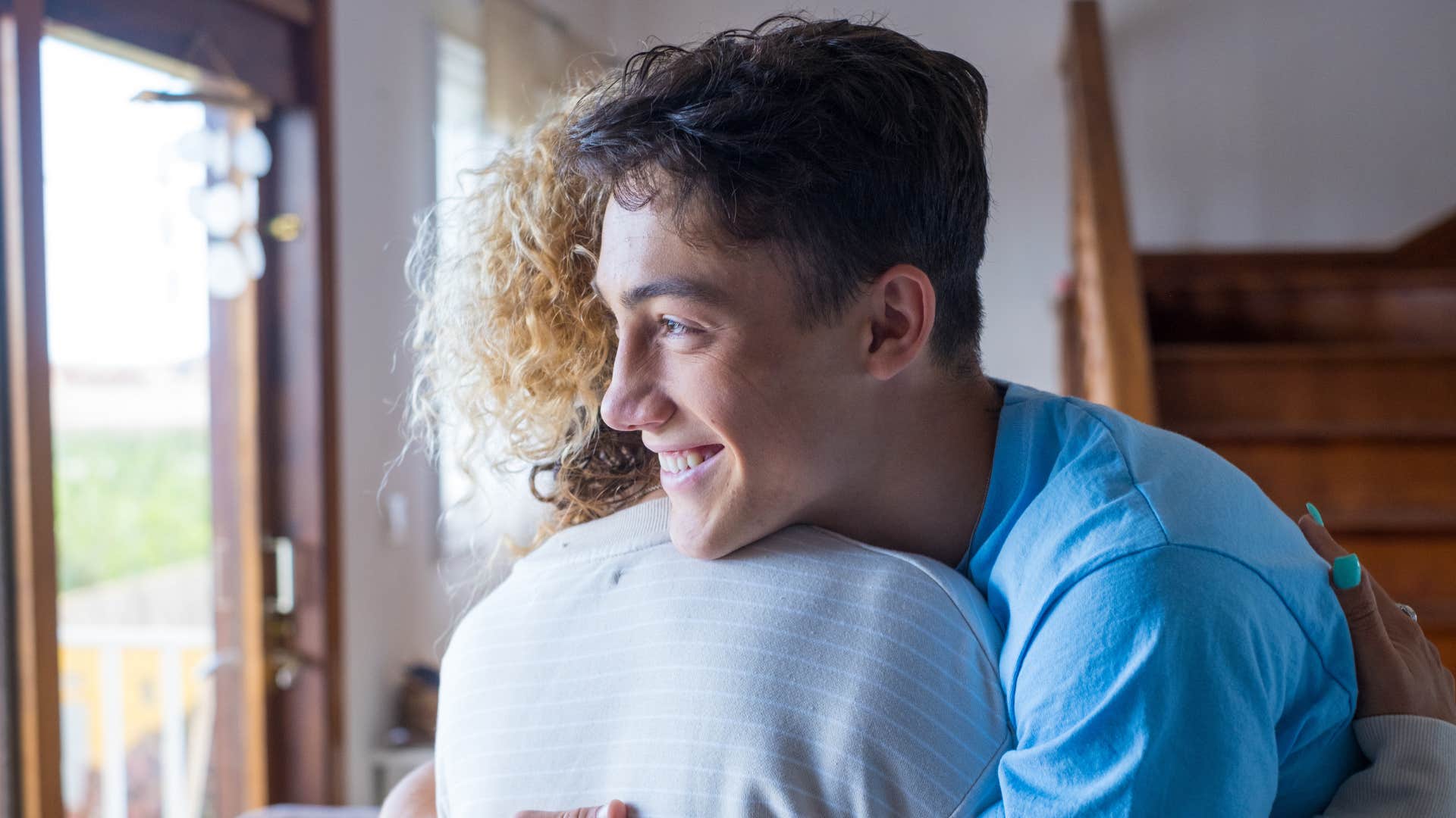 a mother has raised her teenage son to be kind to others