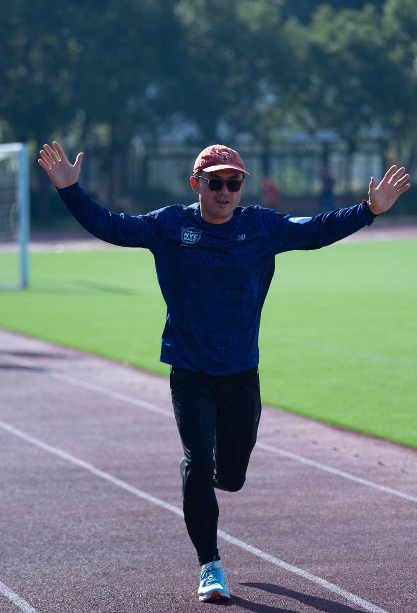 emotionally strong man who set a goal and conquered it