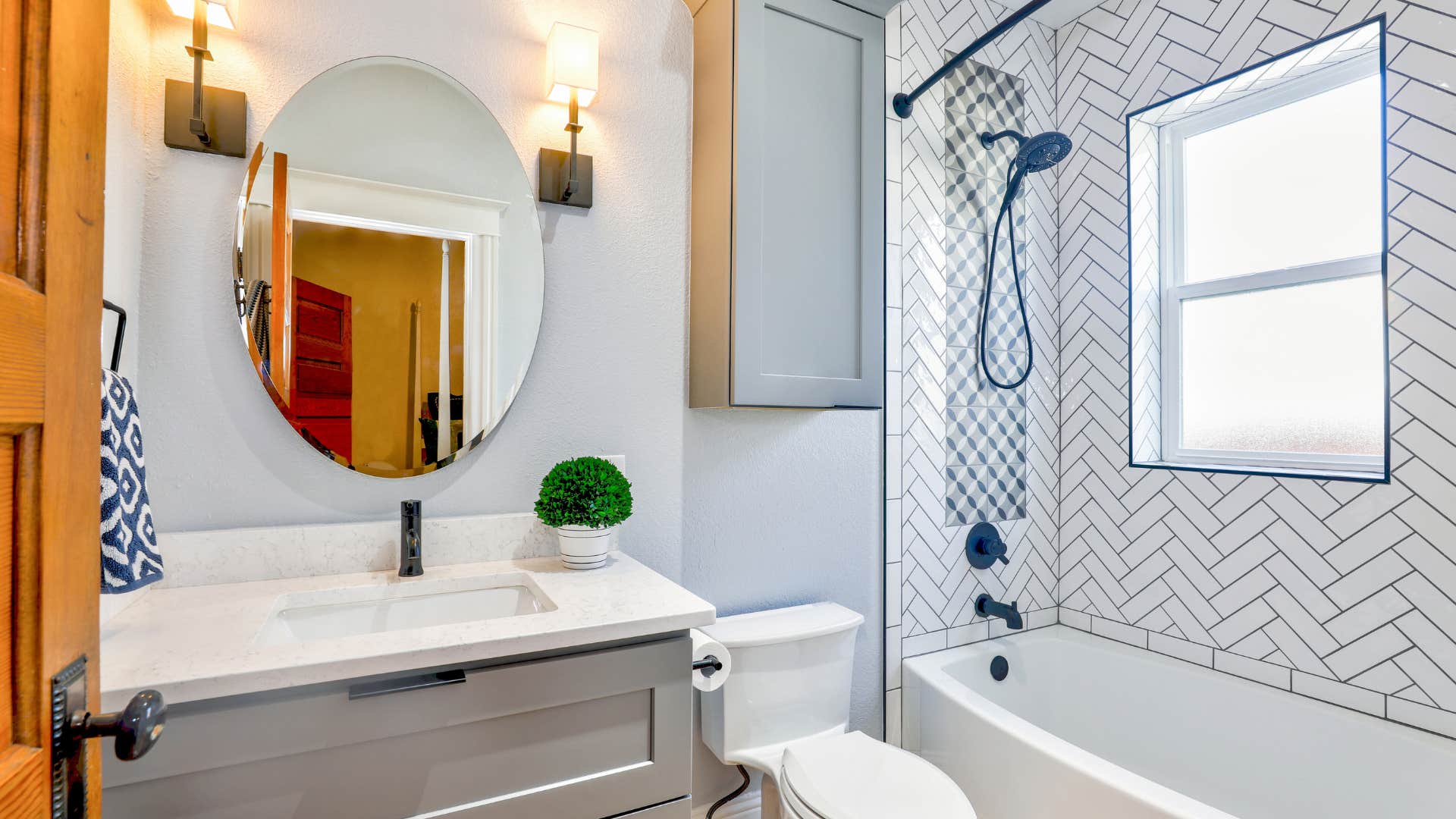 people with old-school manners always have a clean bathroom