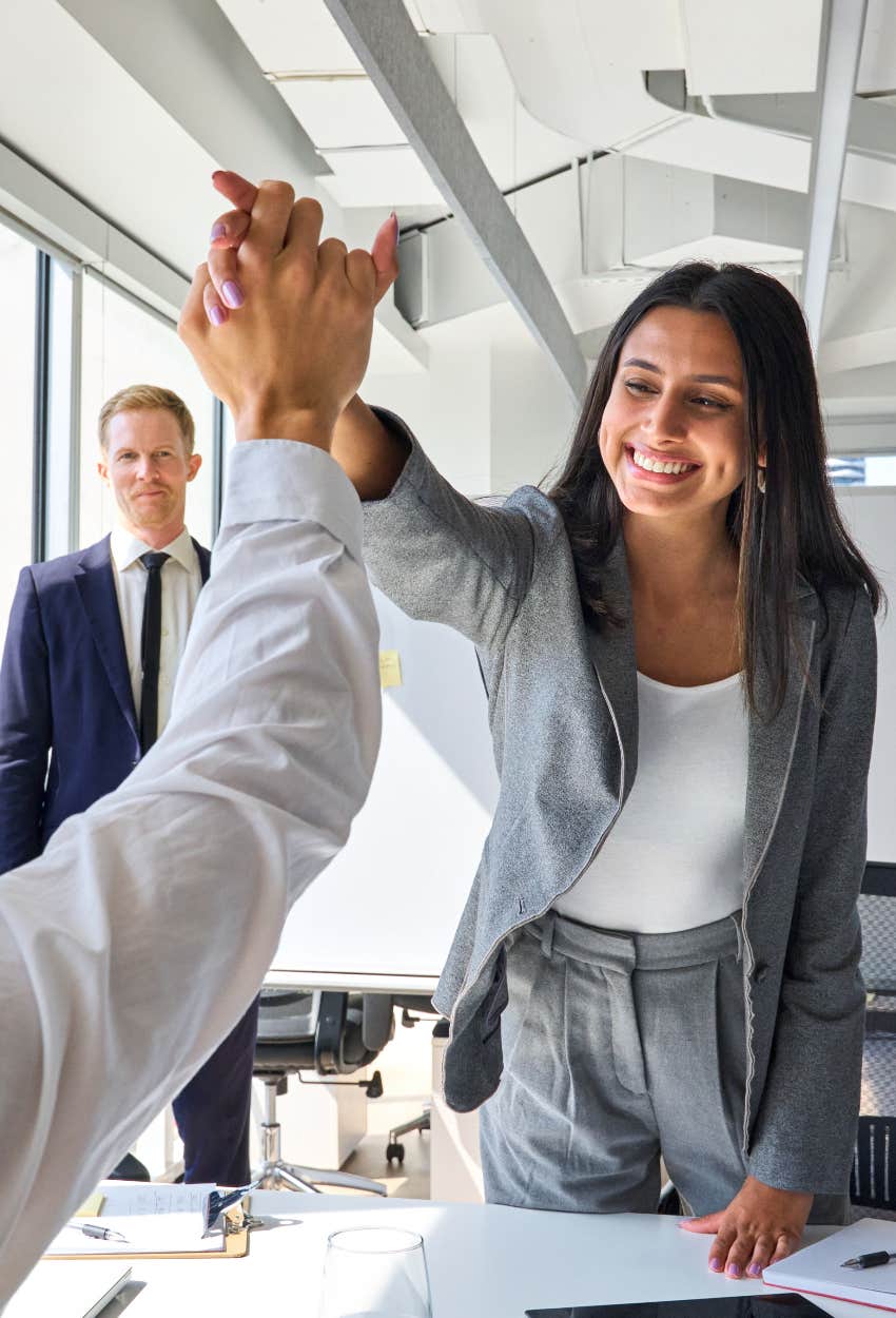 kind and caring woman who is a unicorn in the workplace