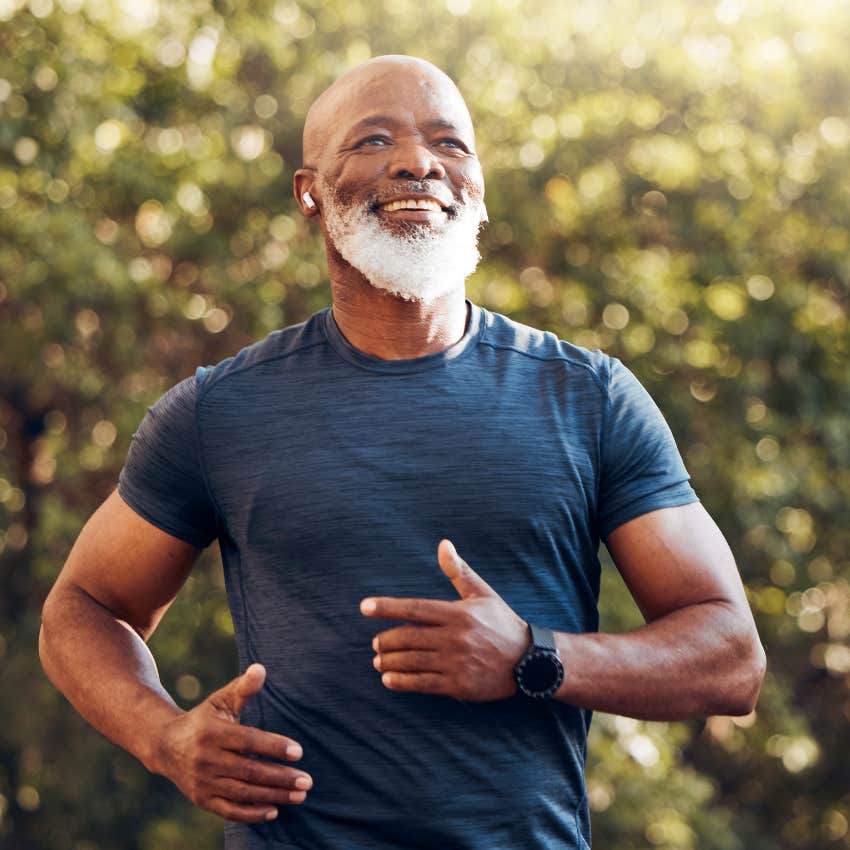 man trying to improve himself