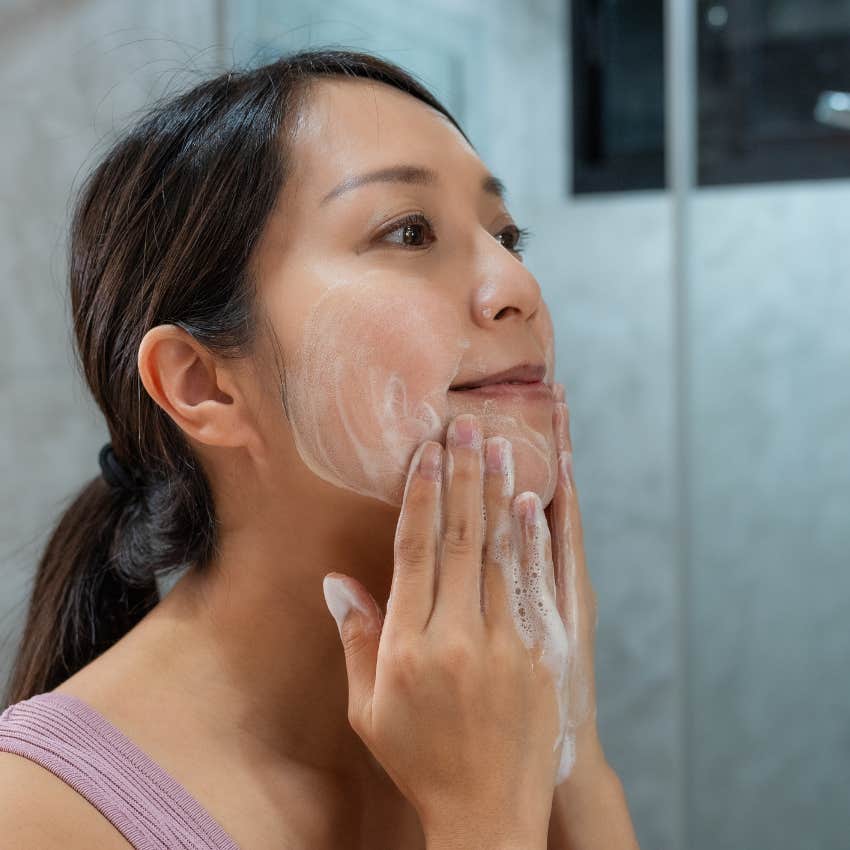 woman who ages incredibly well with a skincare regimen
