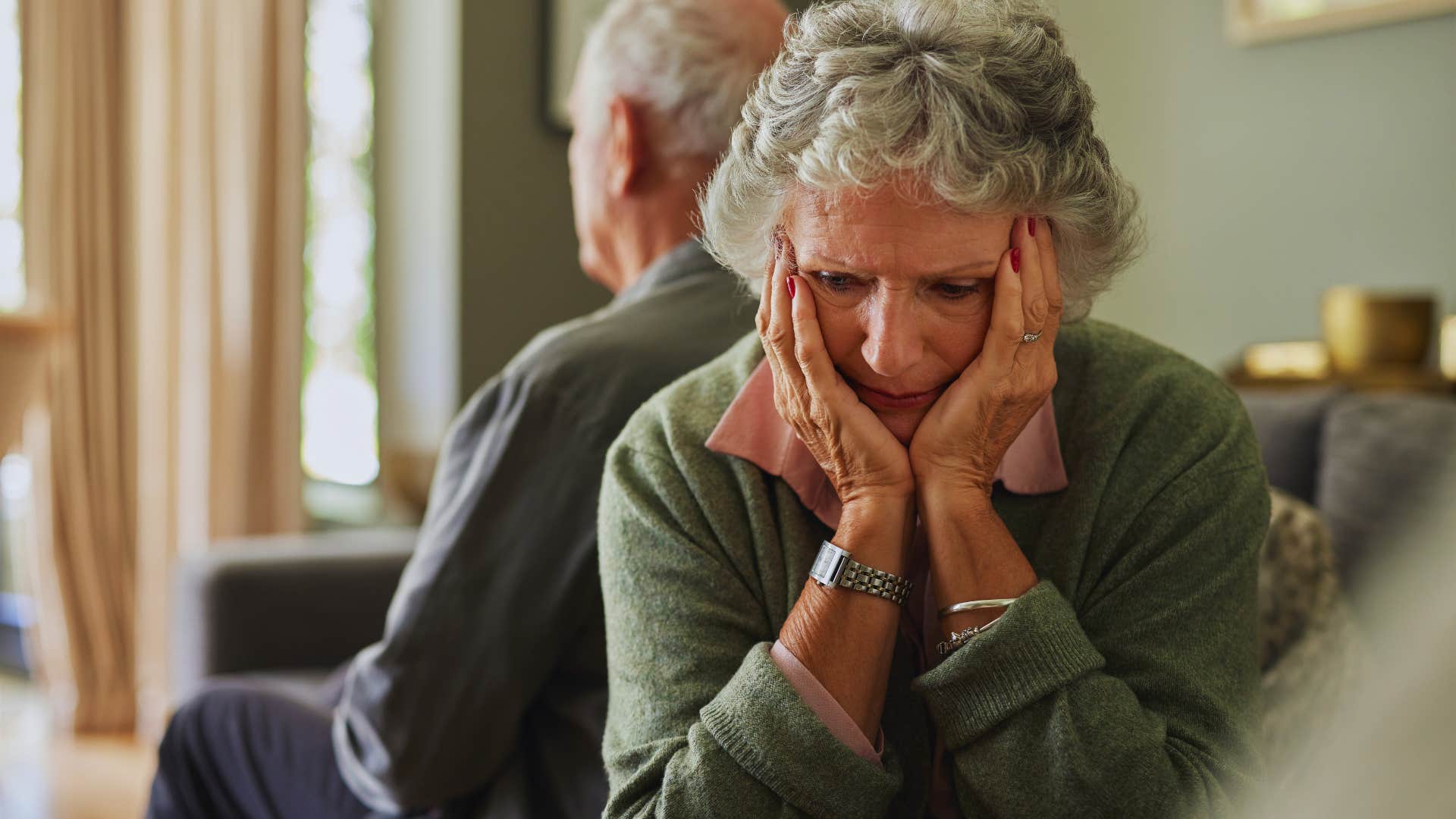 woman who feels empty because she is being ignored