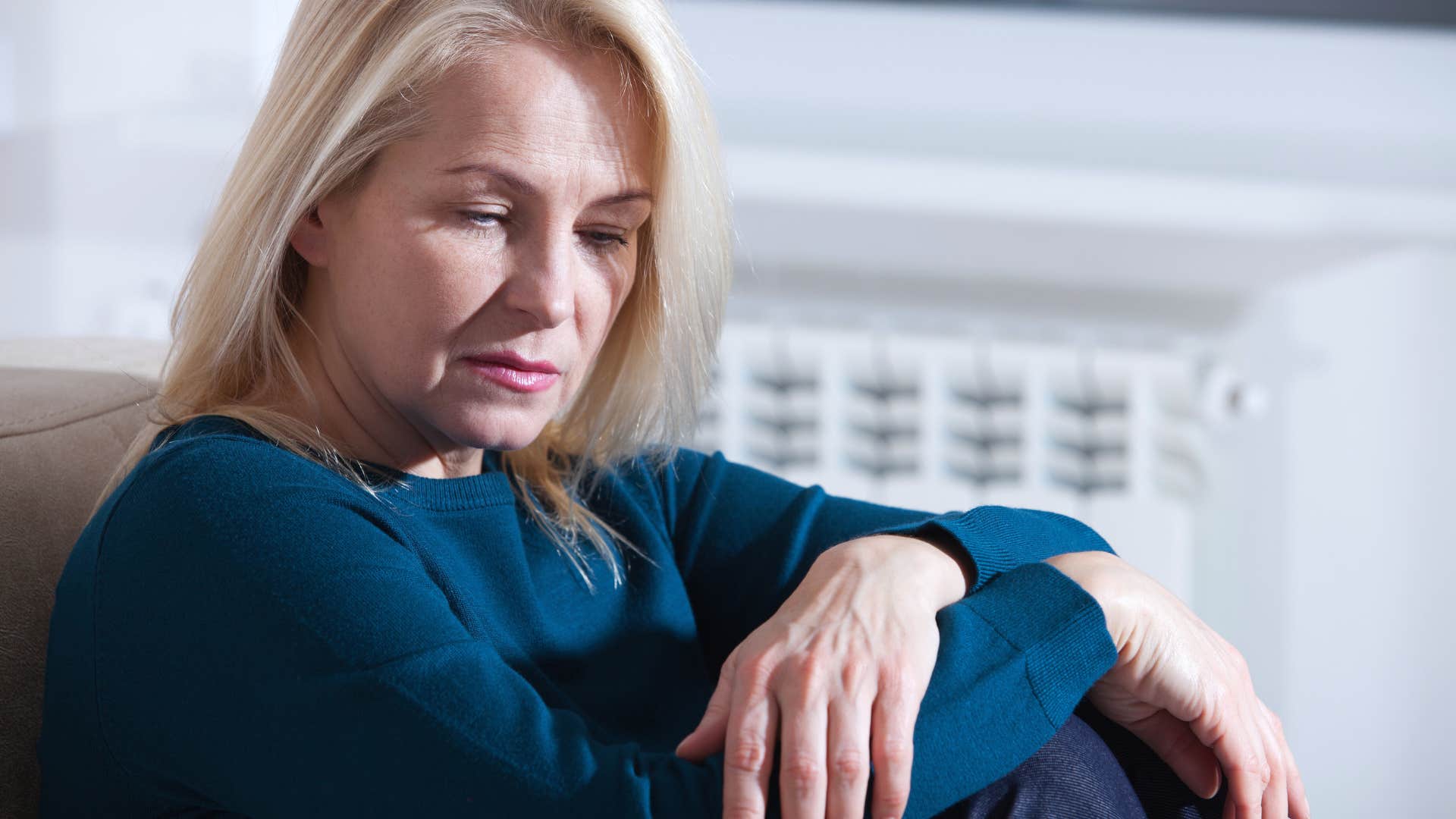woman who feels empty because of changes in family dynamics