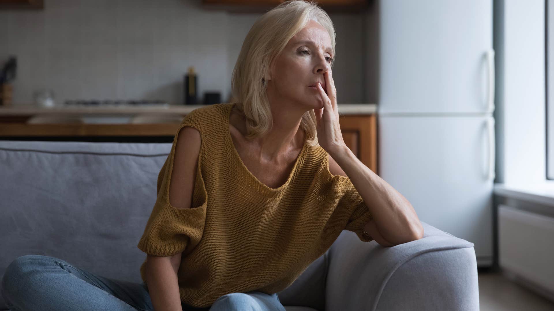 woman who feels empty because of exclusion