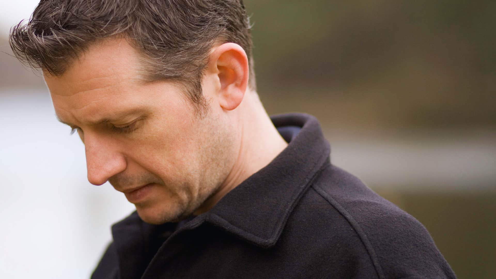 man who feels empty because of regret