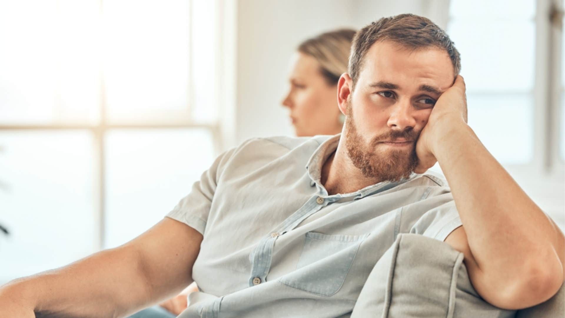 man telling himself he's the problem in his marriage