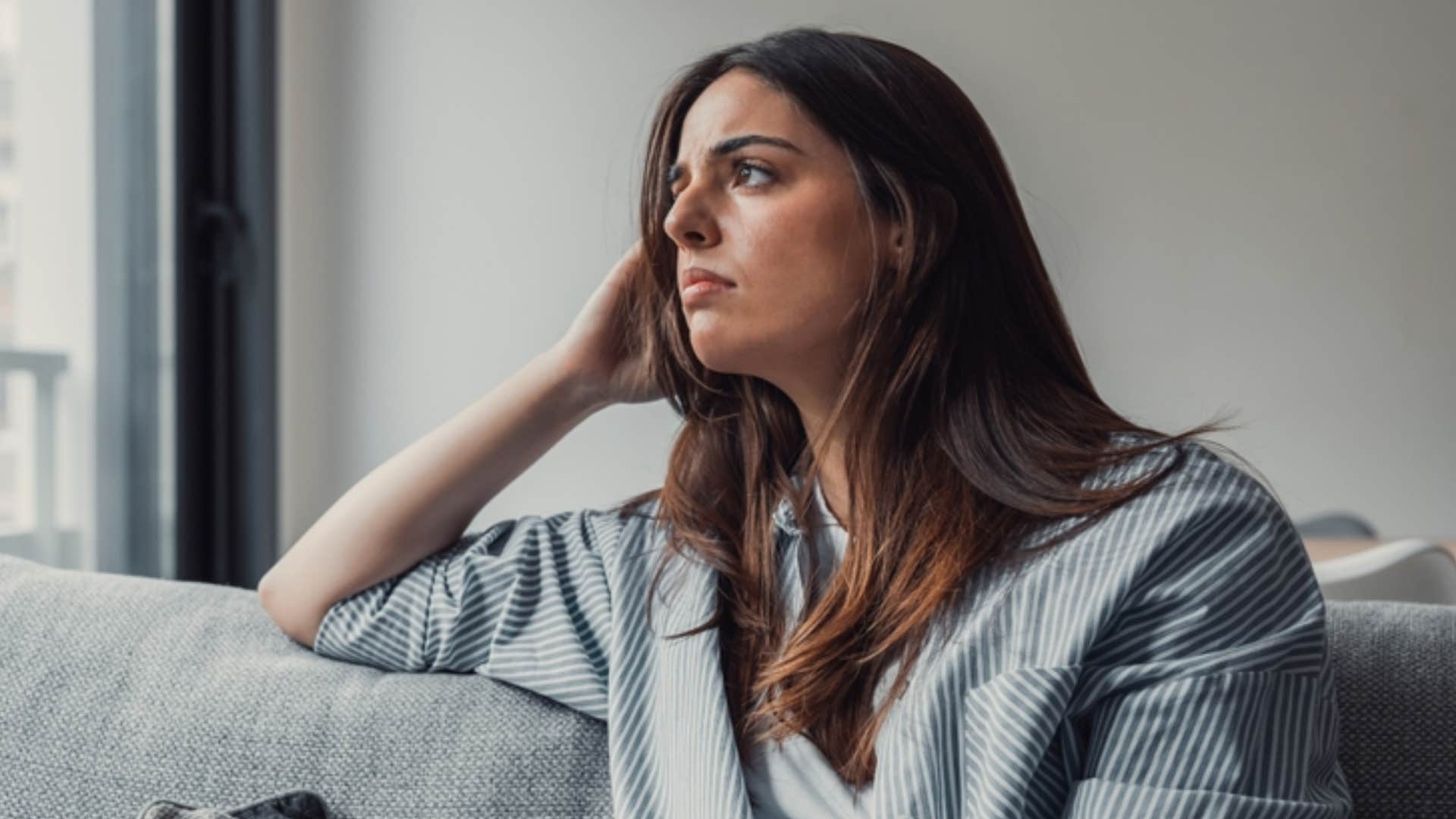 lonely woman who feels misunderstood 