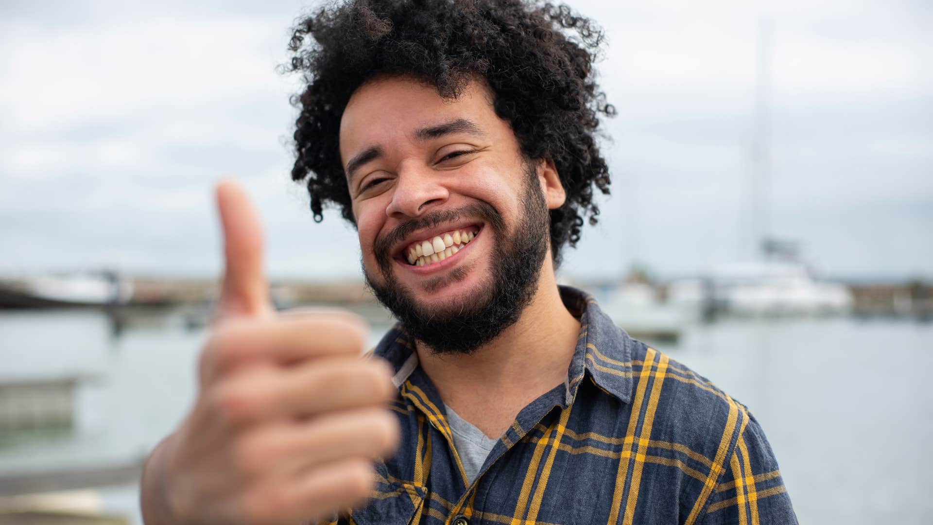man with an optimistic outlook