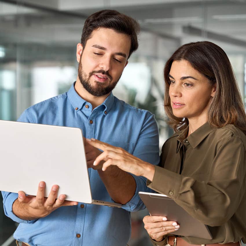 man talking with people who sign his paycheck whose feedback matters most