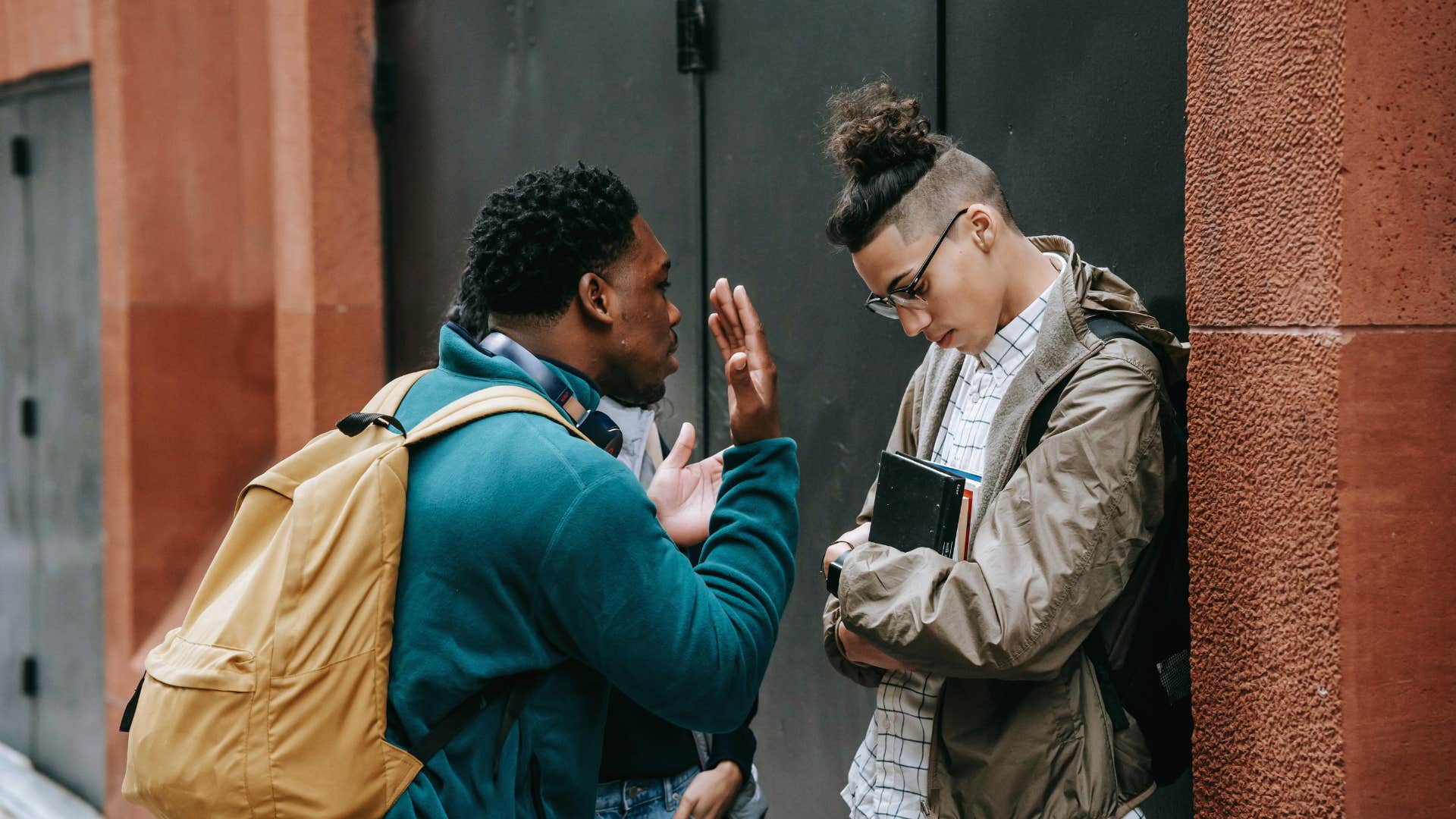 highly intelligent man being told everything happens for a reason